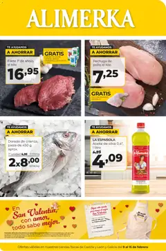 Vista previa Alimerka folleto Castilla y León válido desde el 09.02.2026