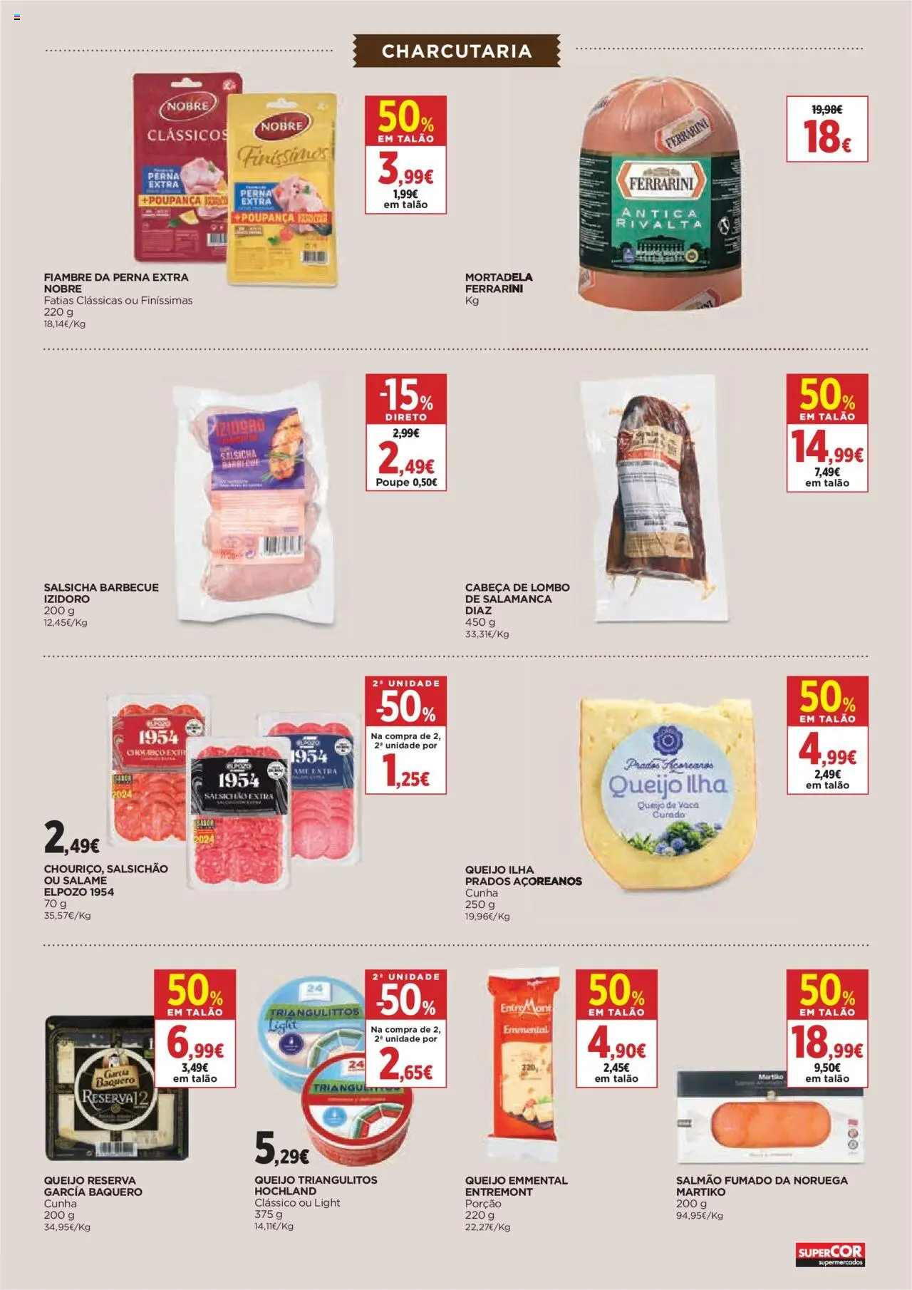 El Corte Ingles folheto │ válido de 25.07.2025 | Página: 5 | Produtos: Salsicha, Queijo, Lombo, Salame