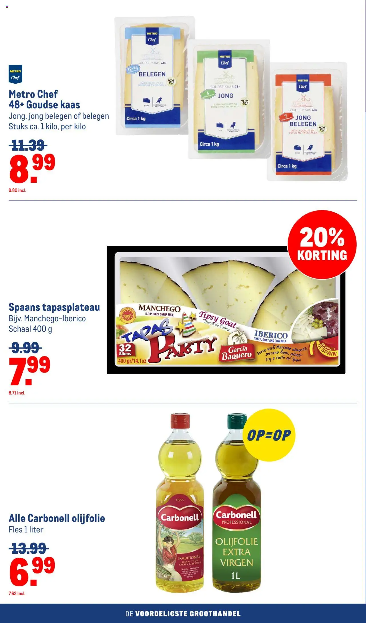 {H1} | Pagina: 28 | Producten: Kaas, Schaal, Fles, Olijfolie
