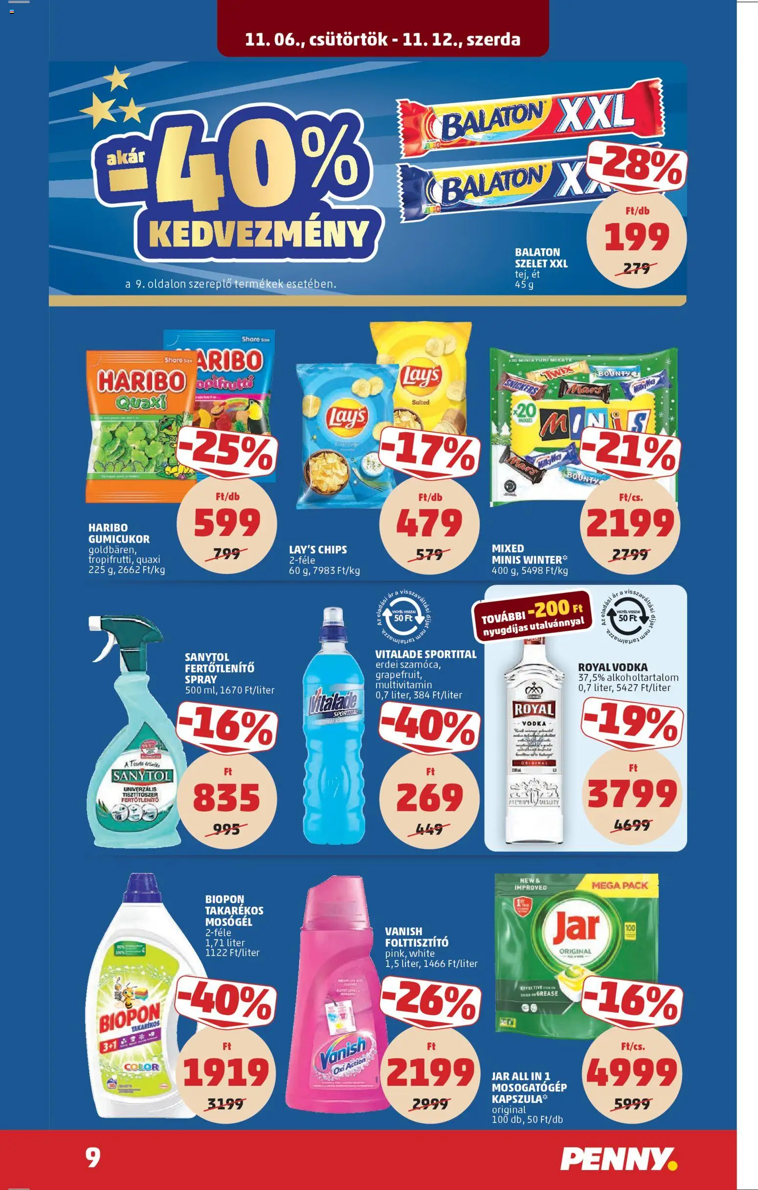 PENNY akciós ujság - amely érvényes a következő dátumtól: 06.11.2025 | Oldal: 13