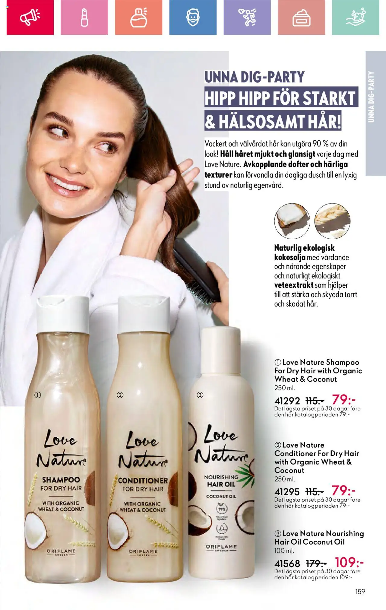 Oriflame reklamblad aktuell från 03.08.2025 | Sida: 159 | Produkter: Dusch, Häll