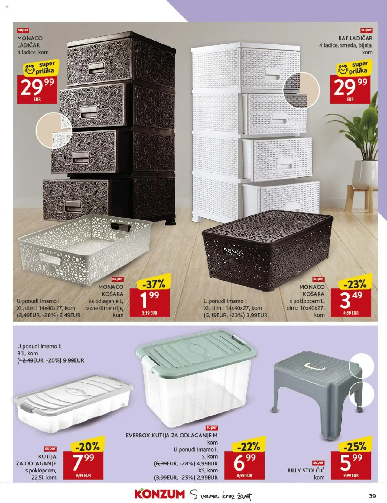 Konzum HR akciós ujság - amely érvényes a következő dátumtól: 17.09.2025 | Oldal: 39
