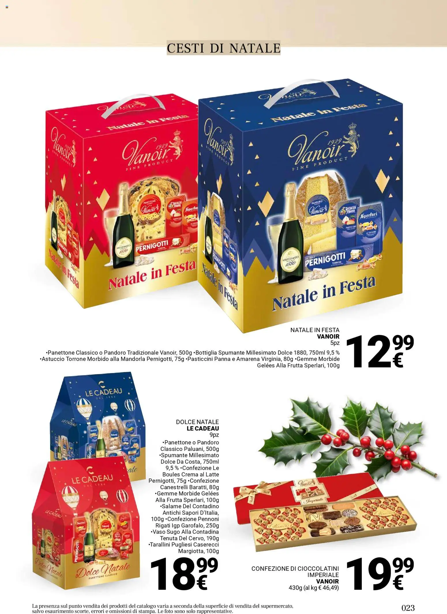Volantino Gulliver del 17.11.2025 | Pagina: 23 | Prodotti: Latte, Panettone, Canestrelli, Bottiglia