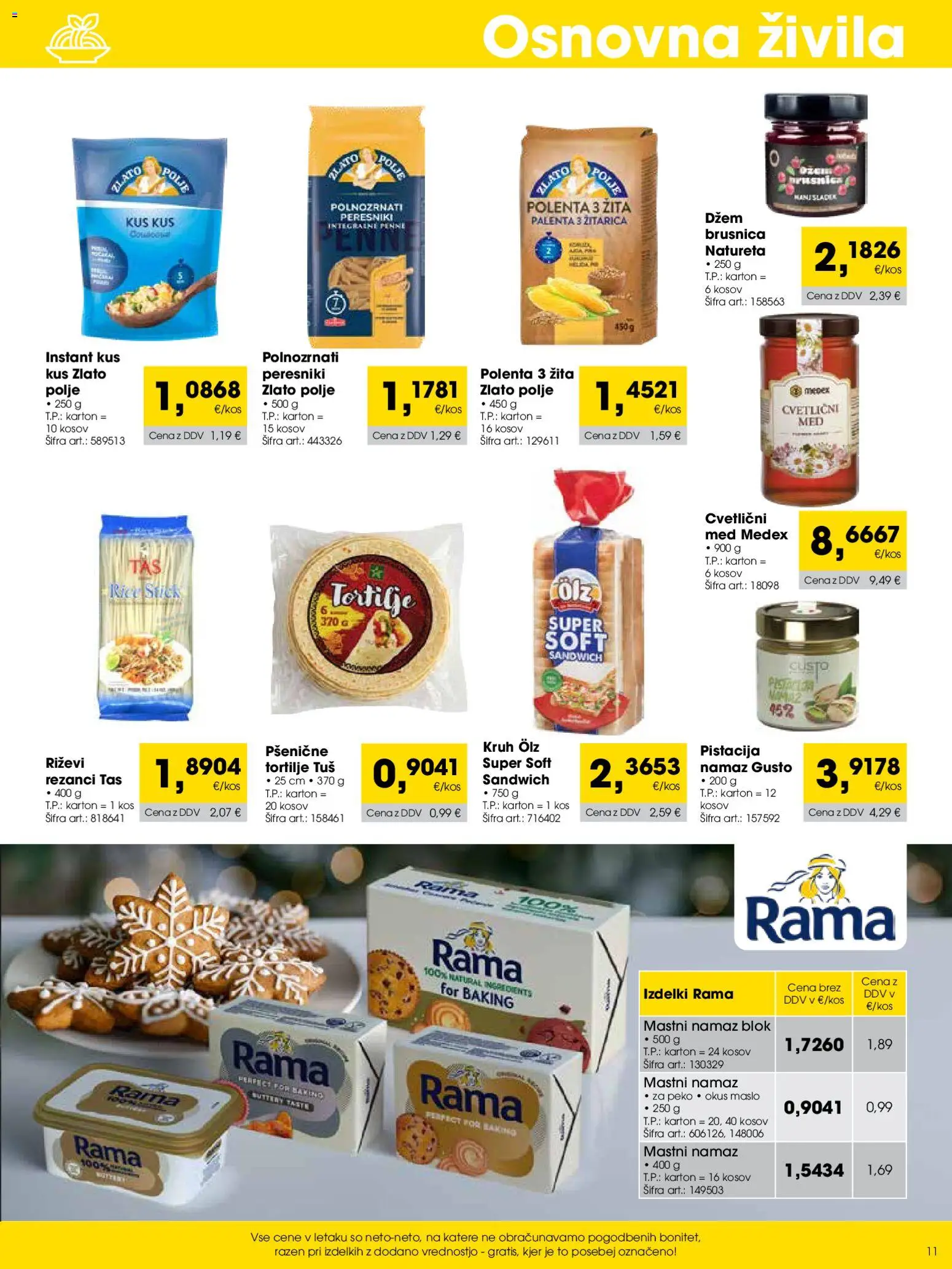 Novi Tuš katalog ponudbe – veljaven od 01.12.2025 | Stran: 11