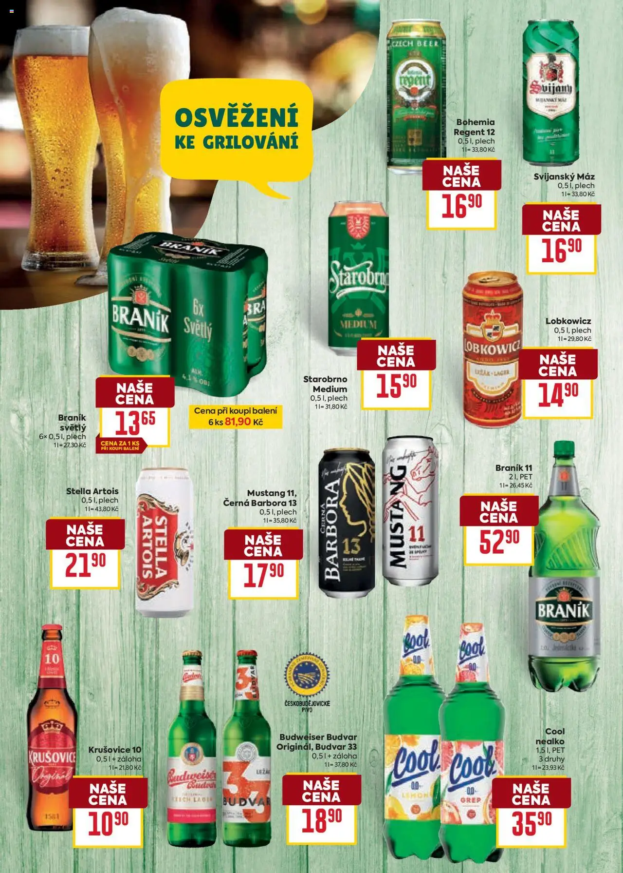 Billa leták - Grilování od 20.08.2025 | Strana: 8 | Produkty: Starobrno, Pivo, Plech, Braník 11