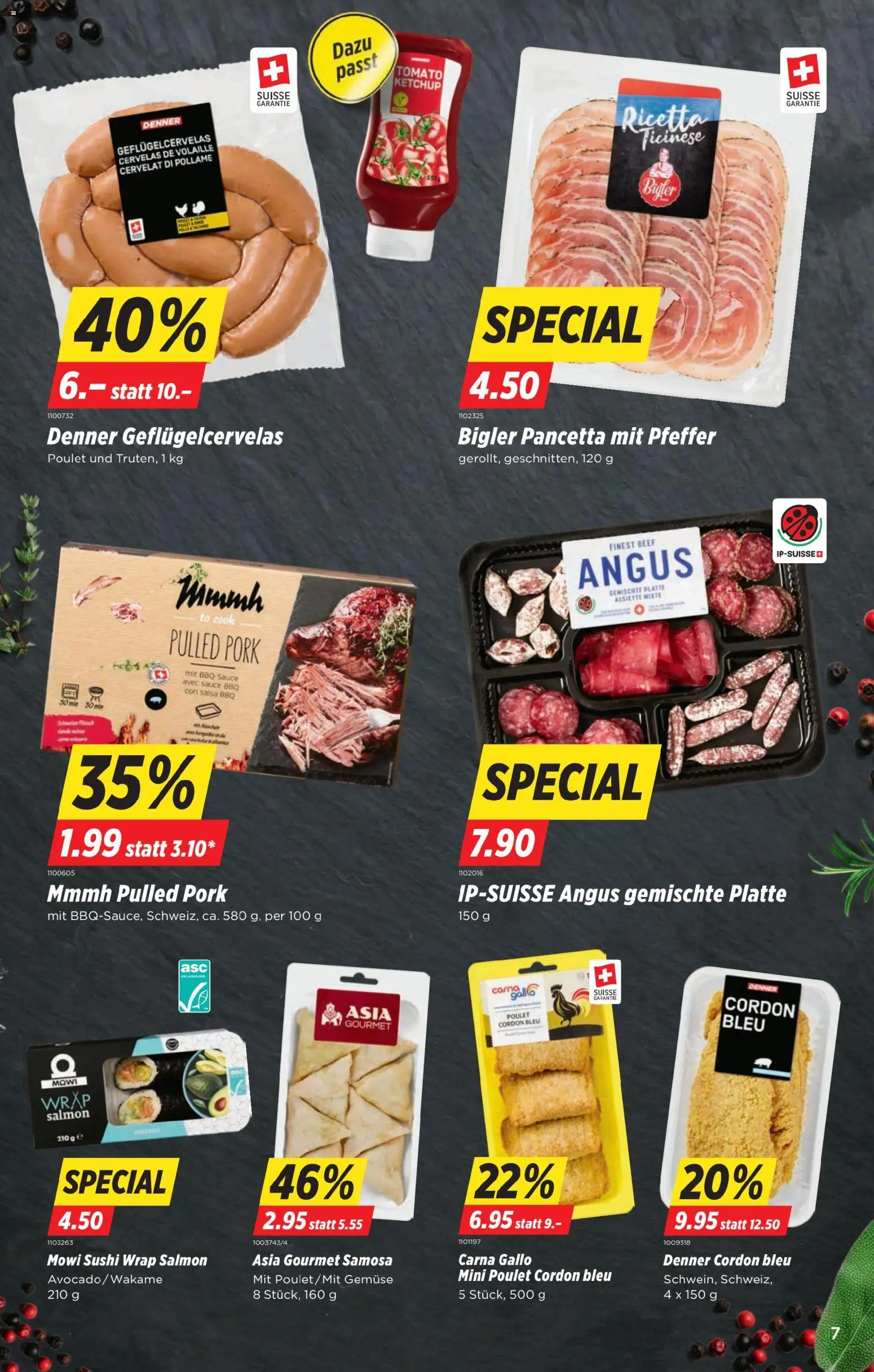 Denner aktionen – gültig ab 12.03.2026 | Seite: 7 | Produkte: Gemüse, Ketchup, Pfeffer