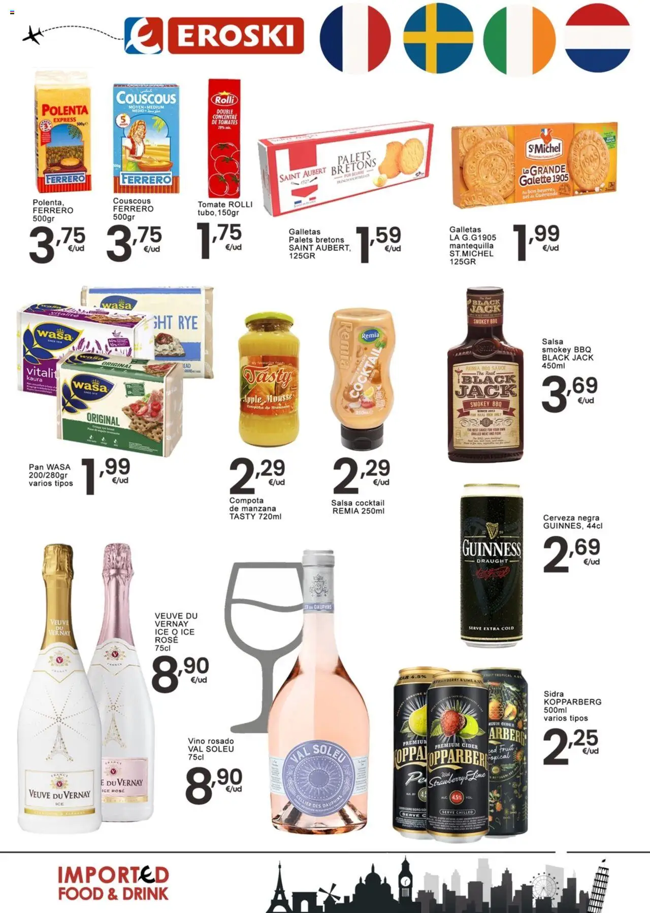 Eroski - Productos de Importación │ válido desde el 12.06.2025 | Página: 11 | Productos: Pan, Cerveza, Apple, Συσκευή ροής