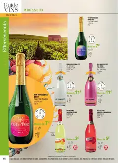 E.Leclerc - Prévisualisation de E.Leclerc Guide Vins valide à partir de 01.02.2024 | Page: 62 | Produits: Framboise, Pêche, Café, Vin