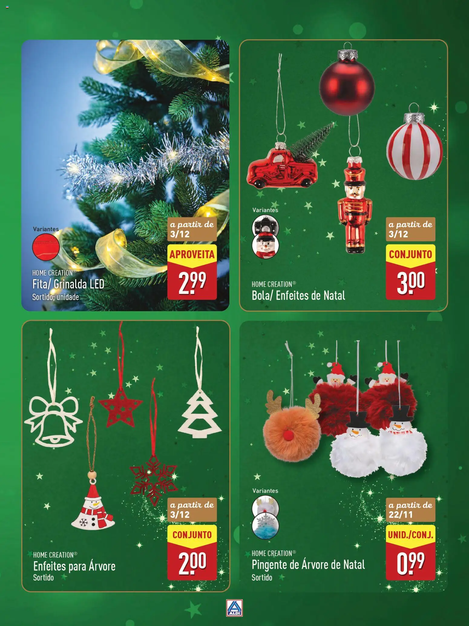 Aldi folheto │ válido de 22.11.2025 | Página: 47 | Produtos: Enfeites de natal, Árvore de natal