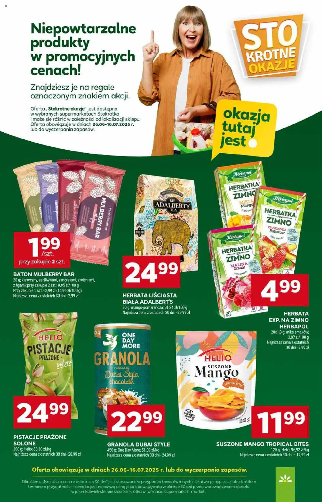 Stokrotka Gazetka od 10.07.2025 | Strona: 38 | Produkty: Herbata liściasta, Mięta, Herbata, Woda