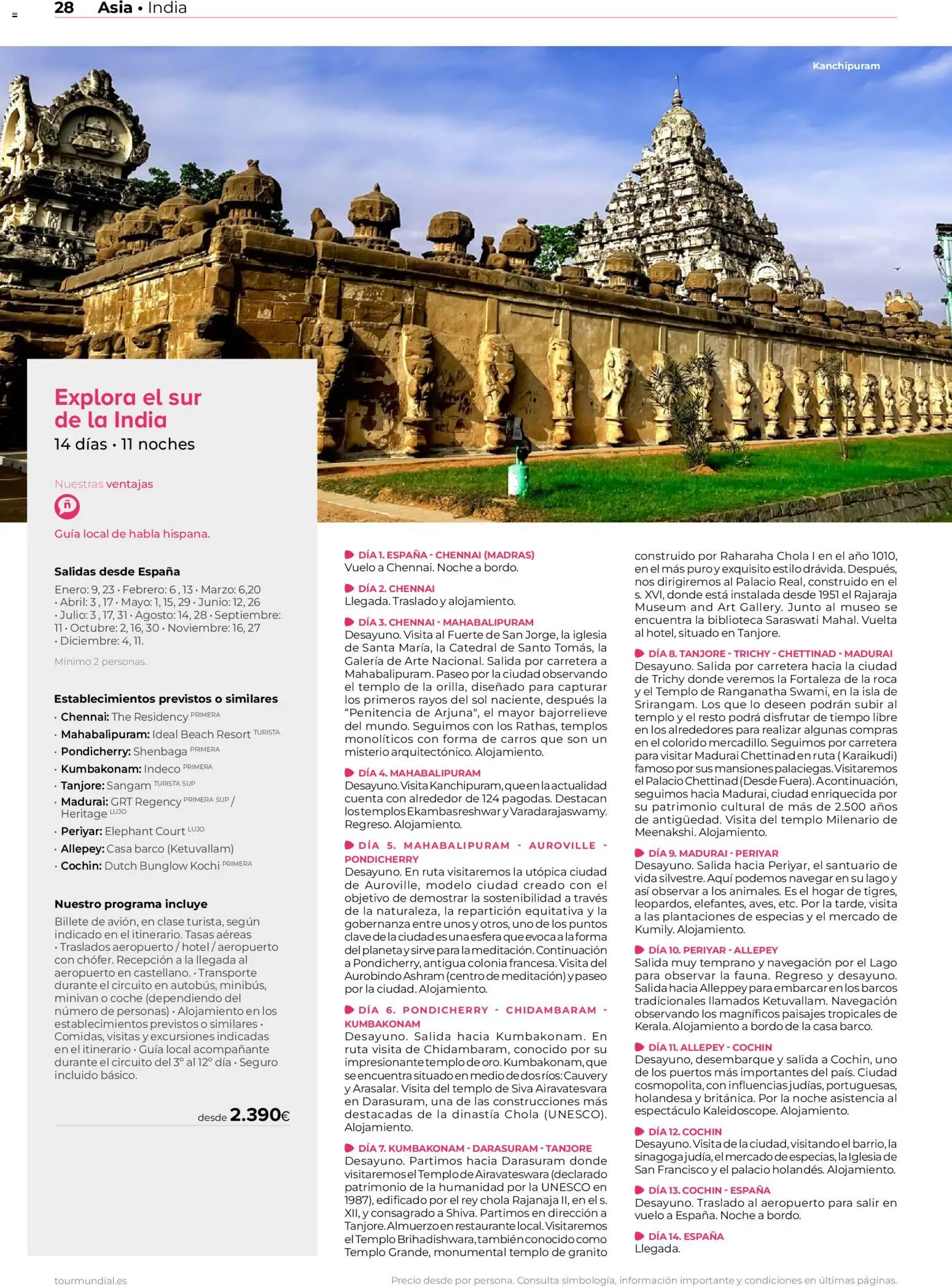 Viajes El Corte Inglés Asia y Oceanía │ válido desde el 01.01.2026 | Página: 28 | Productos: Colonia, Navegación, Biblioteca