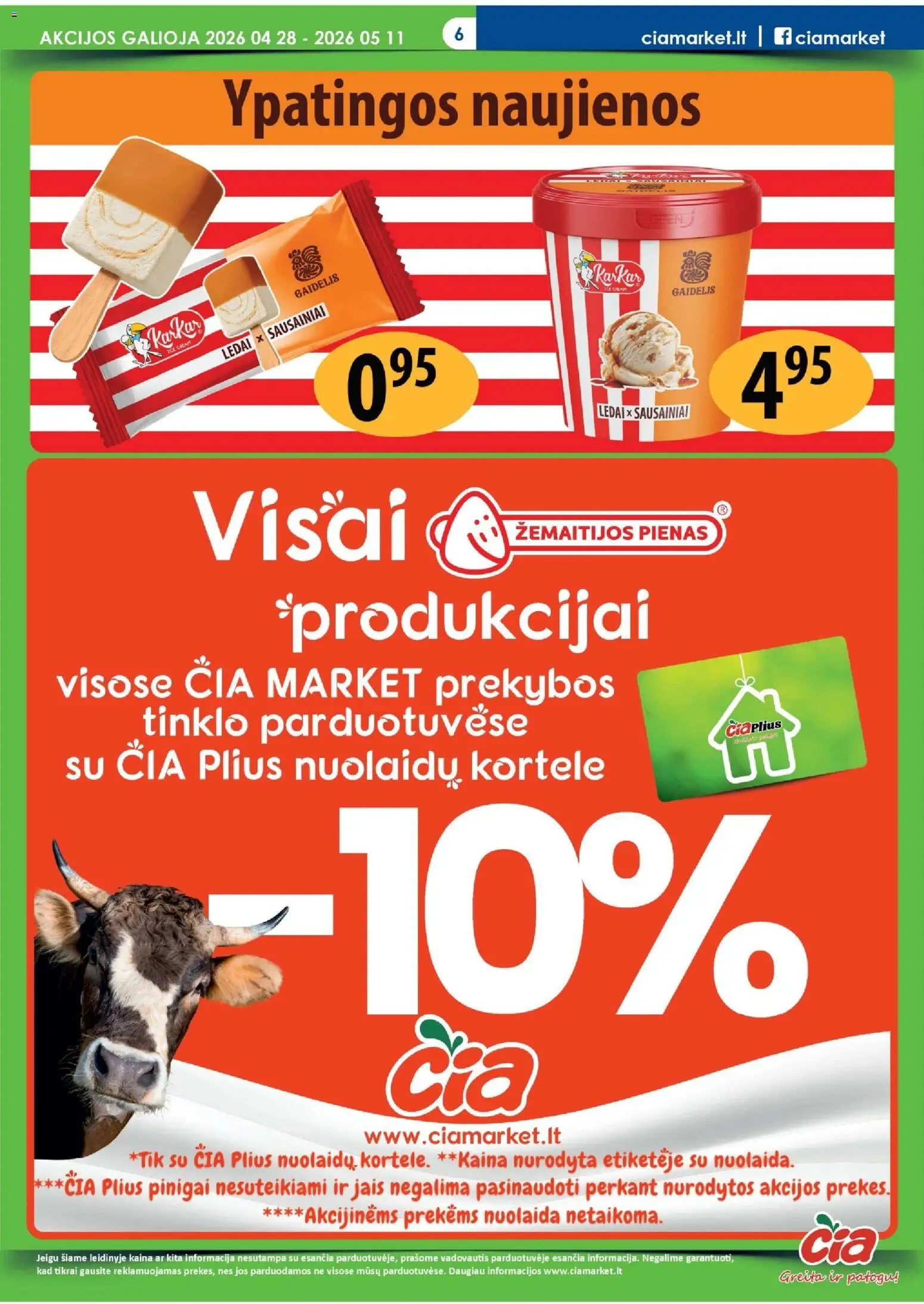 ČIA MARKET akcijos nuo 28.04.2026 | Puslapis: 6