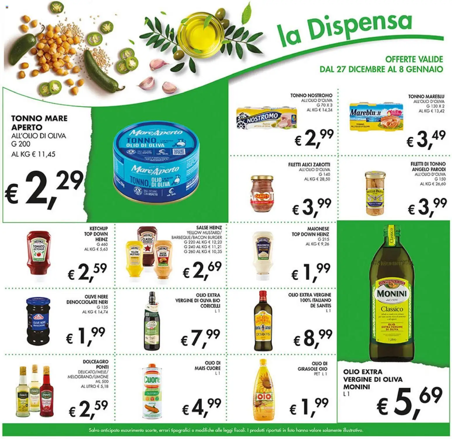 Volantino Coal del 27.12.2025 | Pagina: 19 | Prodotti: Olio, Tonno, Olio extra vergine, Alici