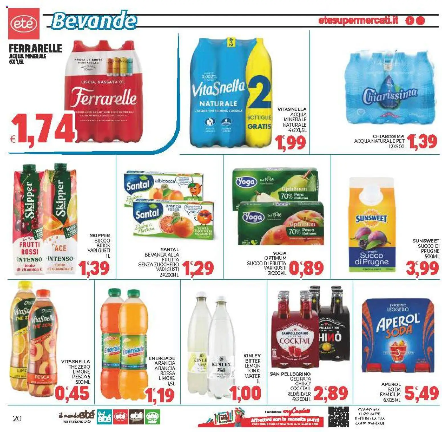 Volantino Eté del 29.04.2026 | Pagina: 20 | Prodotti: Zucchero, Pesca, Lime, Arancia