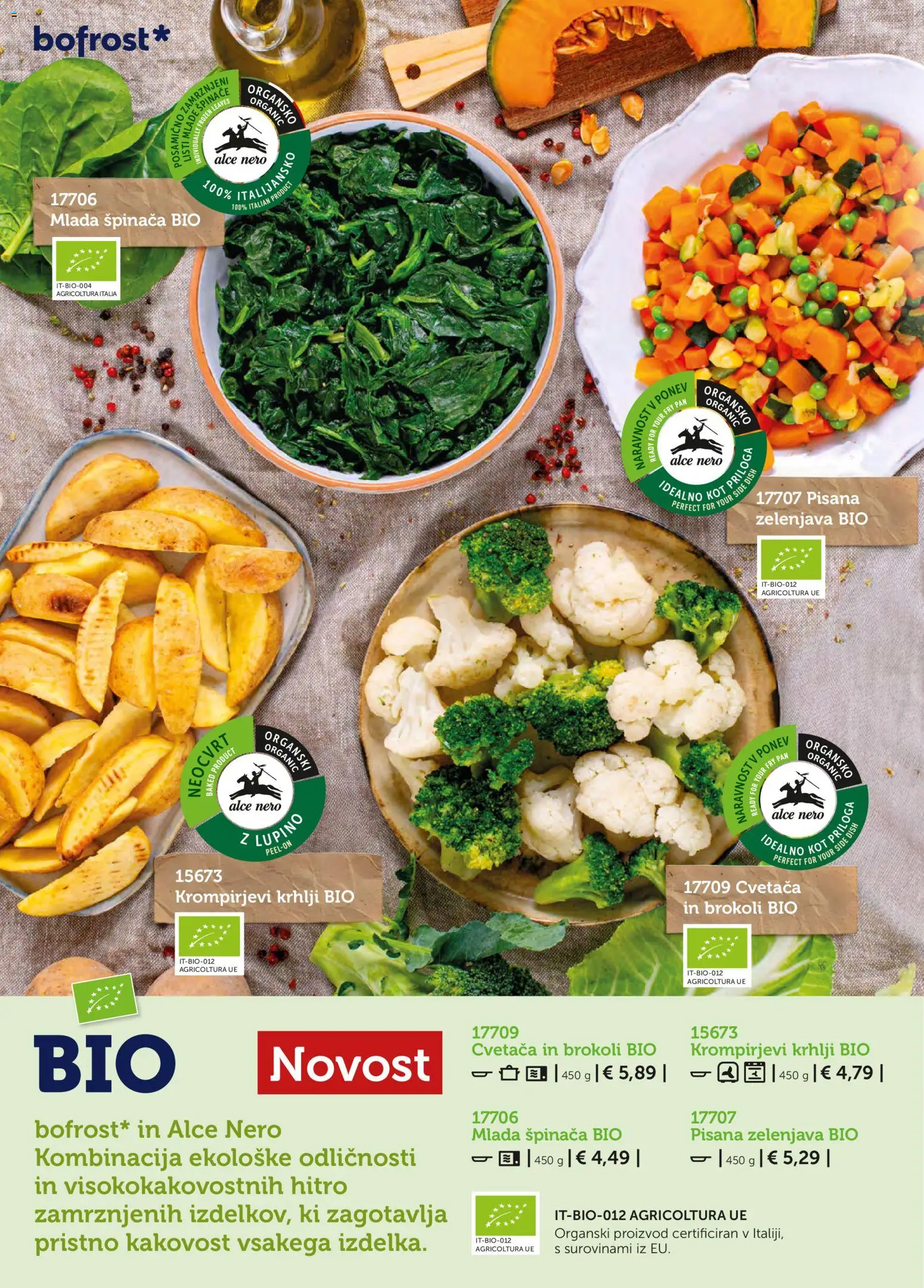 Novi Bofrost katalog ponudbe – veljaven od 04.03.2026 | Stran: 52 | Izdelki: Zelenjava