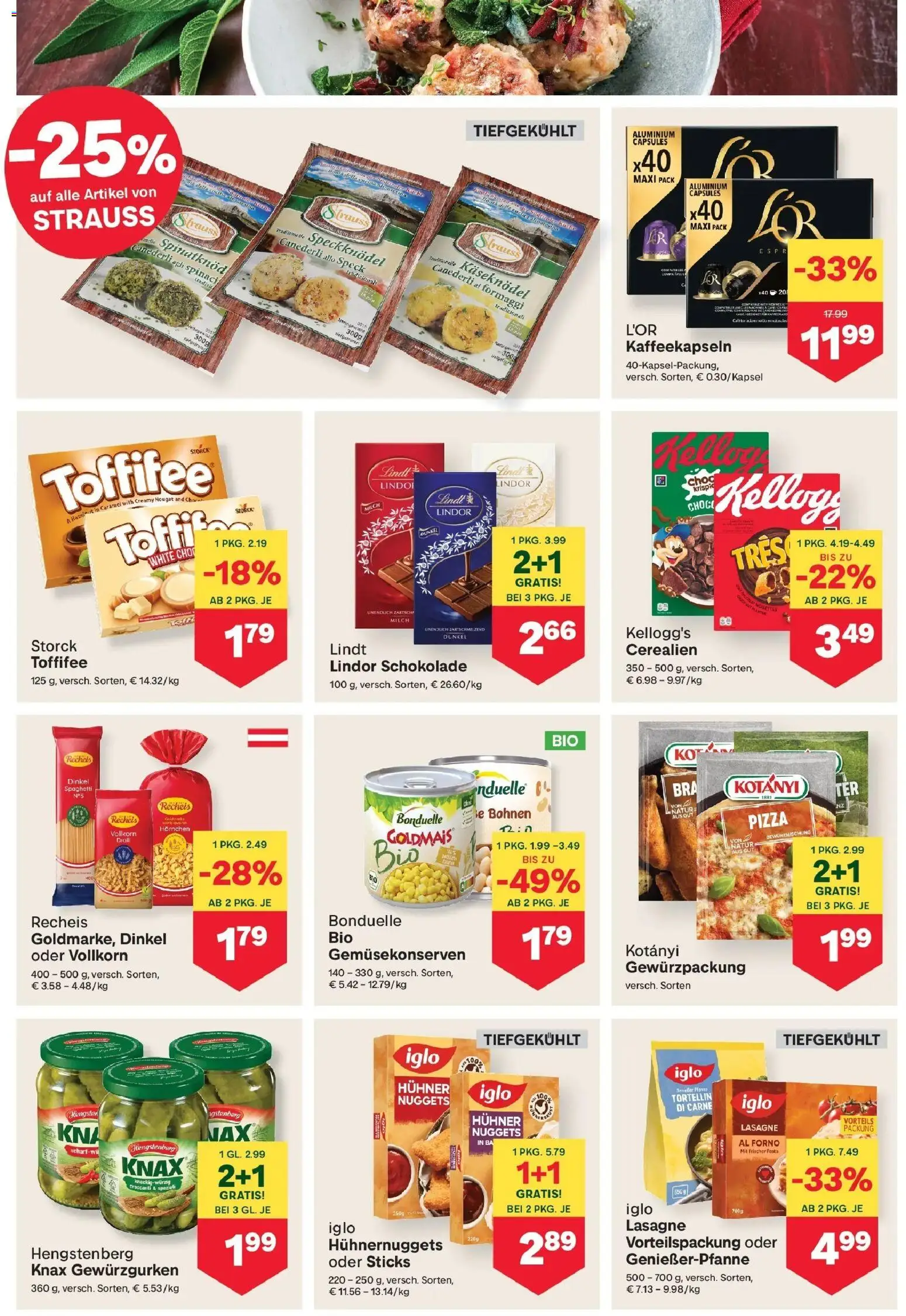 MPREIS St.Gallenkirch gültig ab 26.02.2026 | Seite: 8 | Produkte: Milch, Hajdina liszt, Schokolade, Pizza