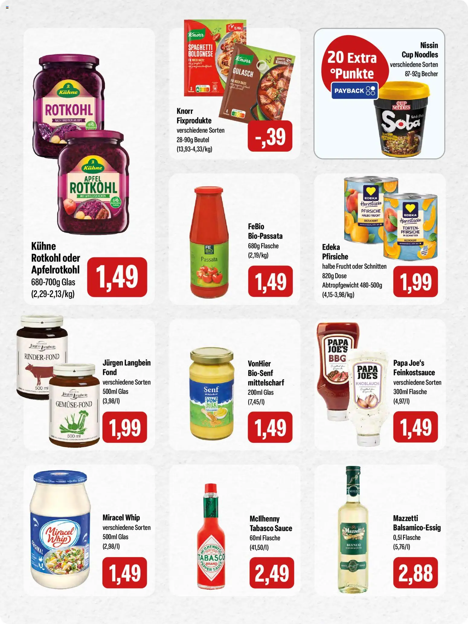 Feneberg Angebote – gültig ab 19.03.2026 | Seite: 12 | Produkte: Rotkohl, Äpfel, Knorr, Knoblauch