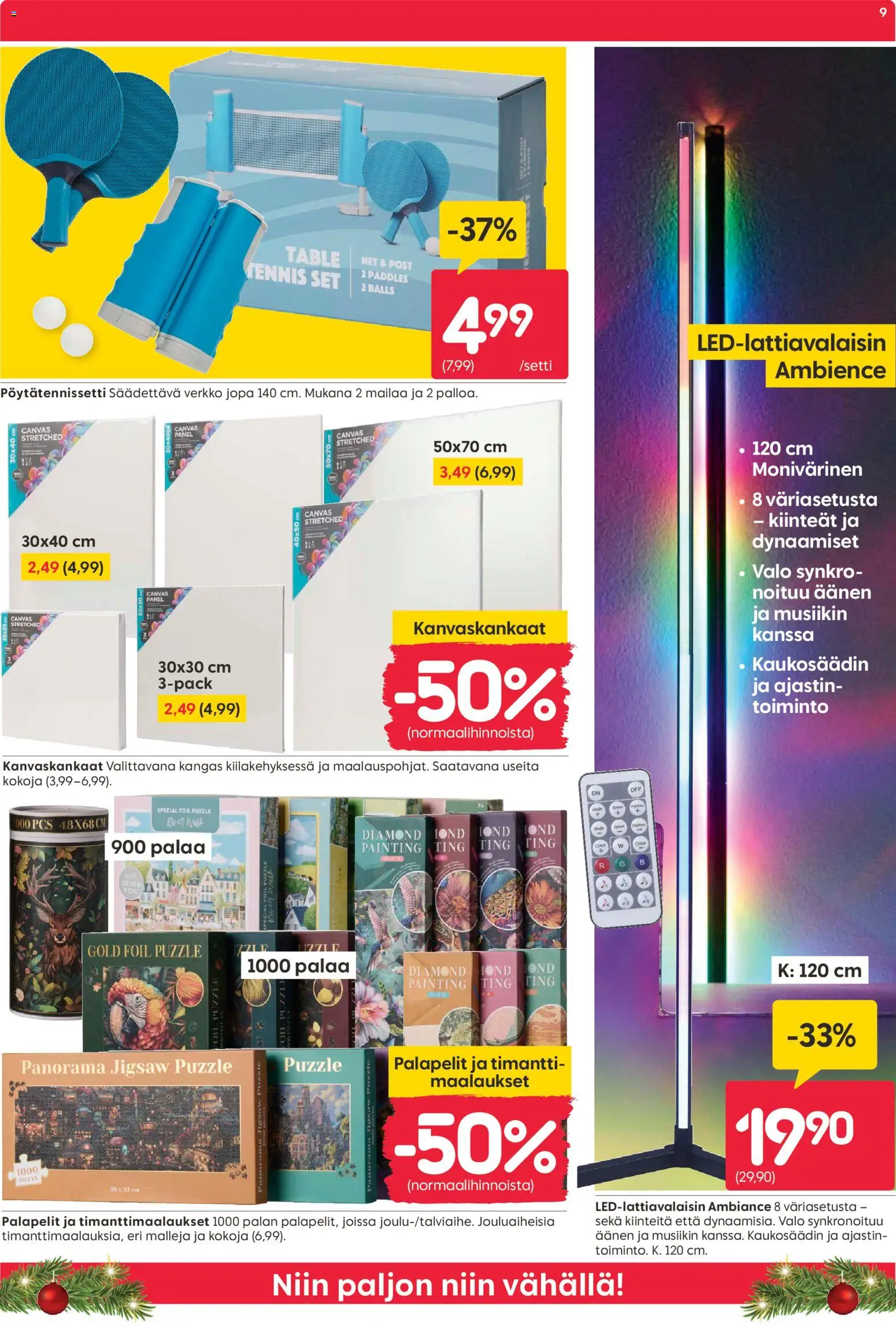 Rusta tarjoukset – voimassa 01.12.2025 alkaen | Sivu: 9 | Tuotteet: Kangas, Kaukosäädin