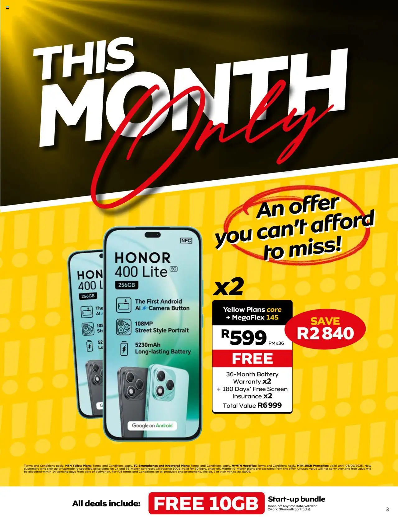 MTN Deals │ valid from 07.08.2025 | Page: 3 | Products: Camera, Battery