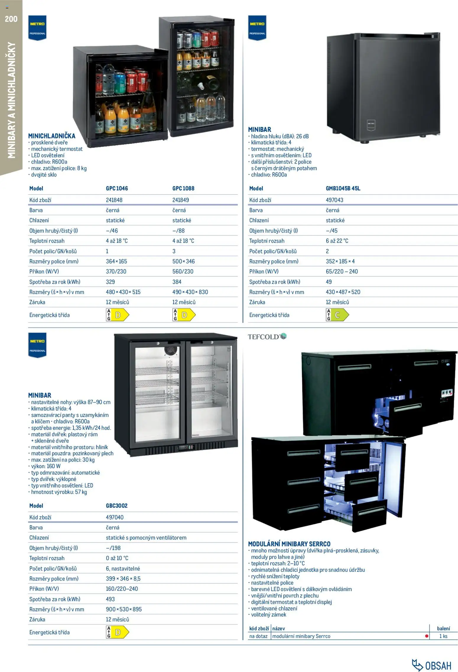 Makro leták - Gastro vybavení a zařízení od 01.02.2026 | Strana: 200 | Produkty: Plech, Lahve, Police, LED