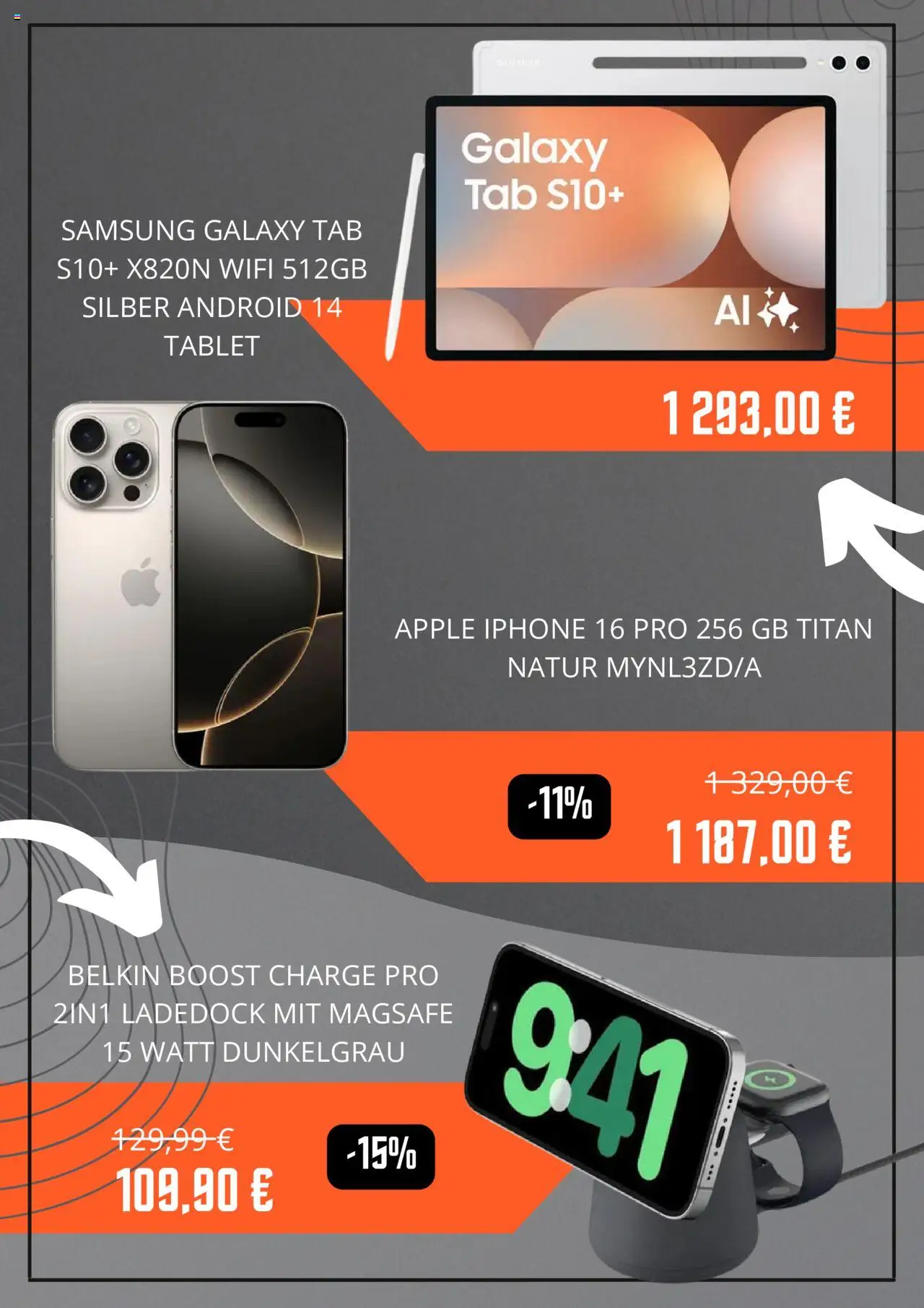 Cyberport Prospekt 	 - gültig ab dem 17.07.2025 | Seite: 6 | Produkte: Samsung, Iphone, Apple, Tablet