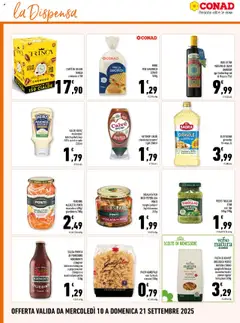 Volantino Conad del 10.09.2025 | Pagina: 12 | Prodotti: Verdure, Maionese, Penne, Bottiglia