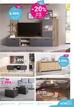 Náhled letáku Möbelix leták od 09.02.2026 | Strana: 9 | Produkty: Komoda, Obývací stěna, Konferenční stolek, Stolek