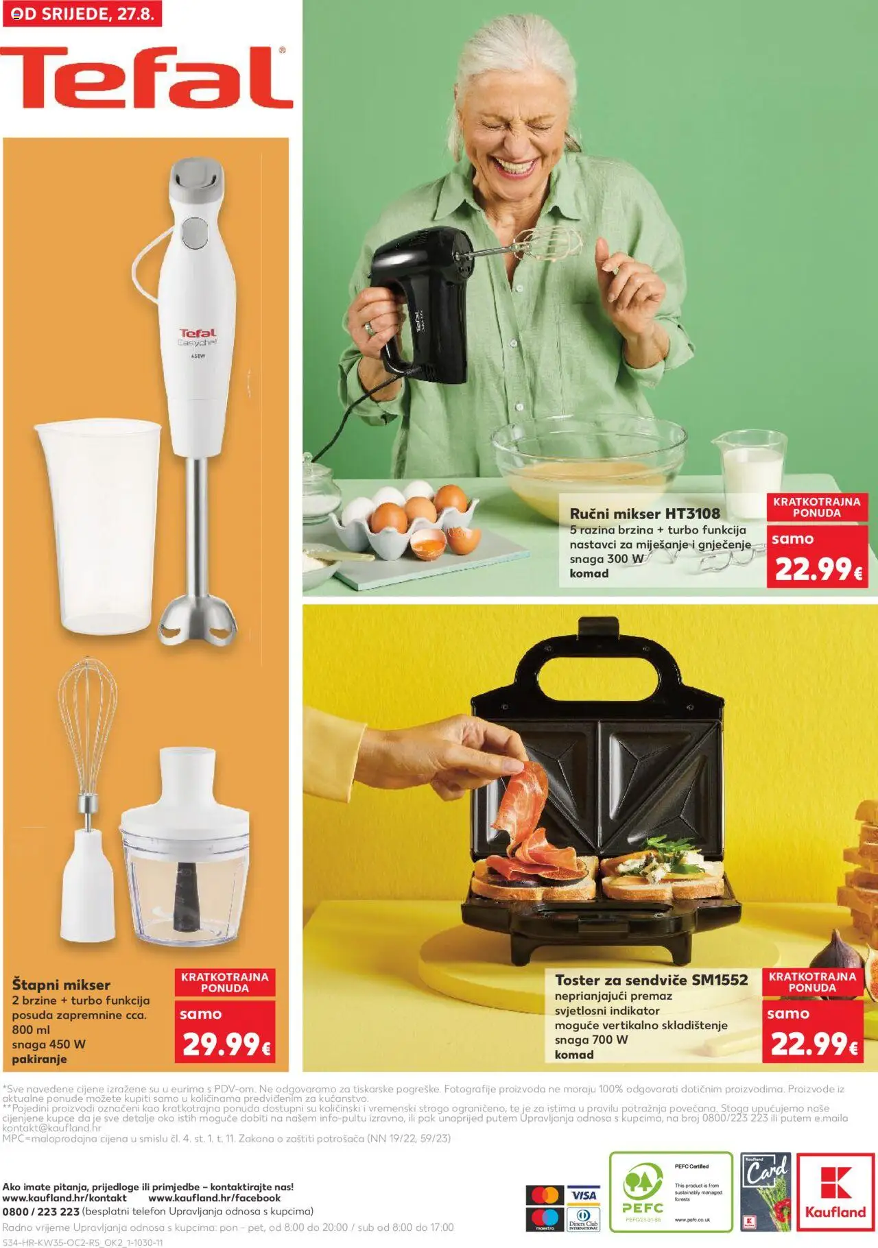 Kaufland katalog | vrijedi od 27.08.2025 | Stranica: 34 | Proizvodi: Mikser, Toster, Telefon, Blender