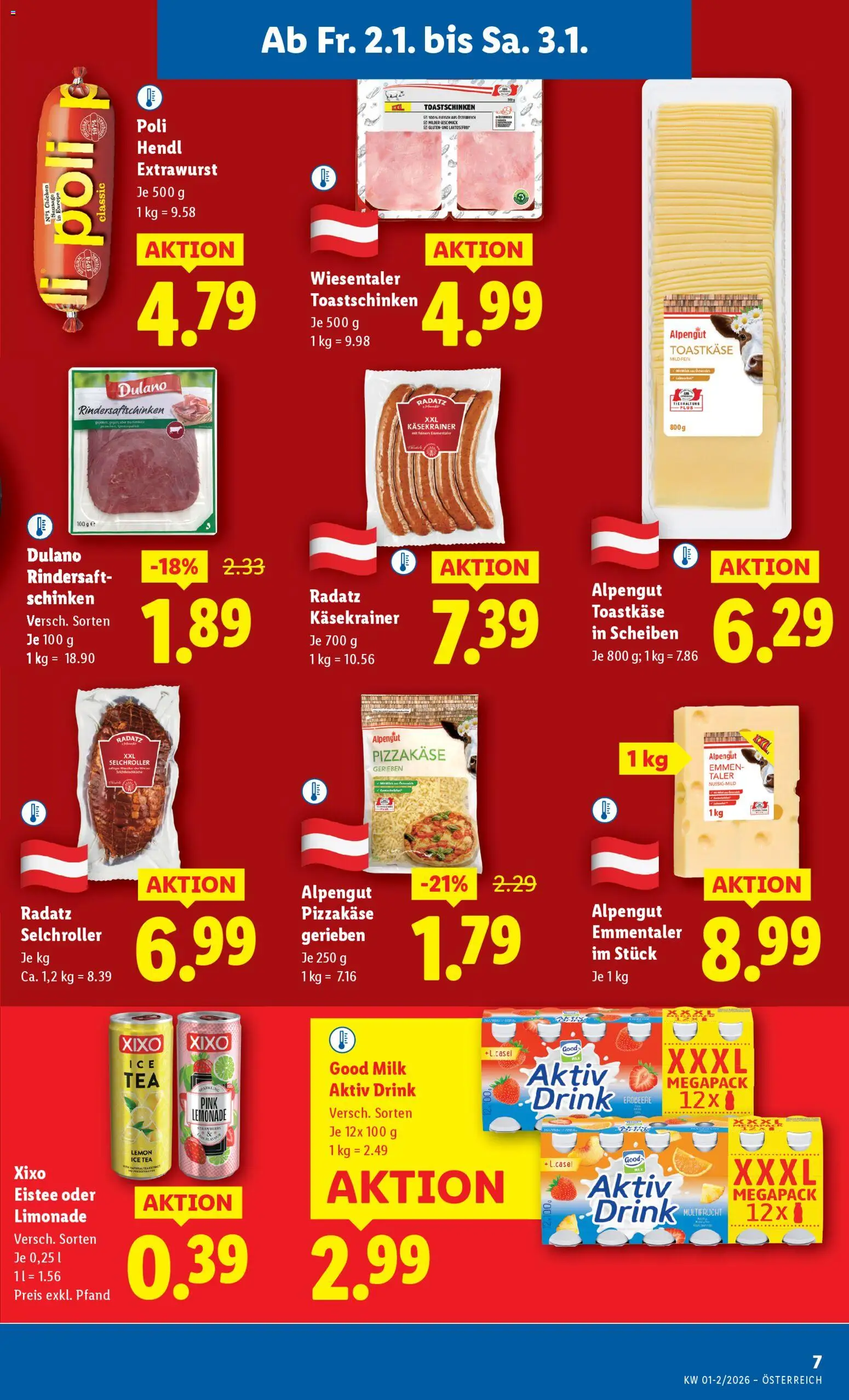 Lidl Flugblatt gültig ab 02.01.2026 | Seite: 9 | Produkte: Schinken