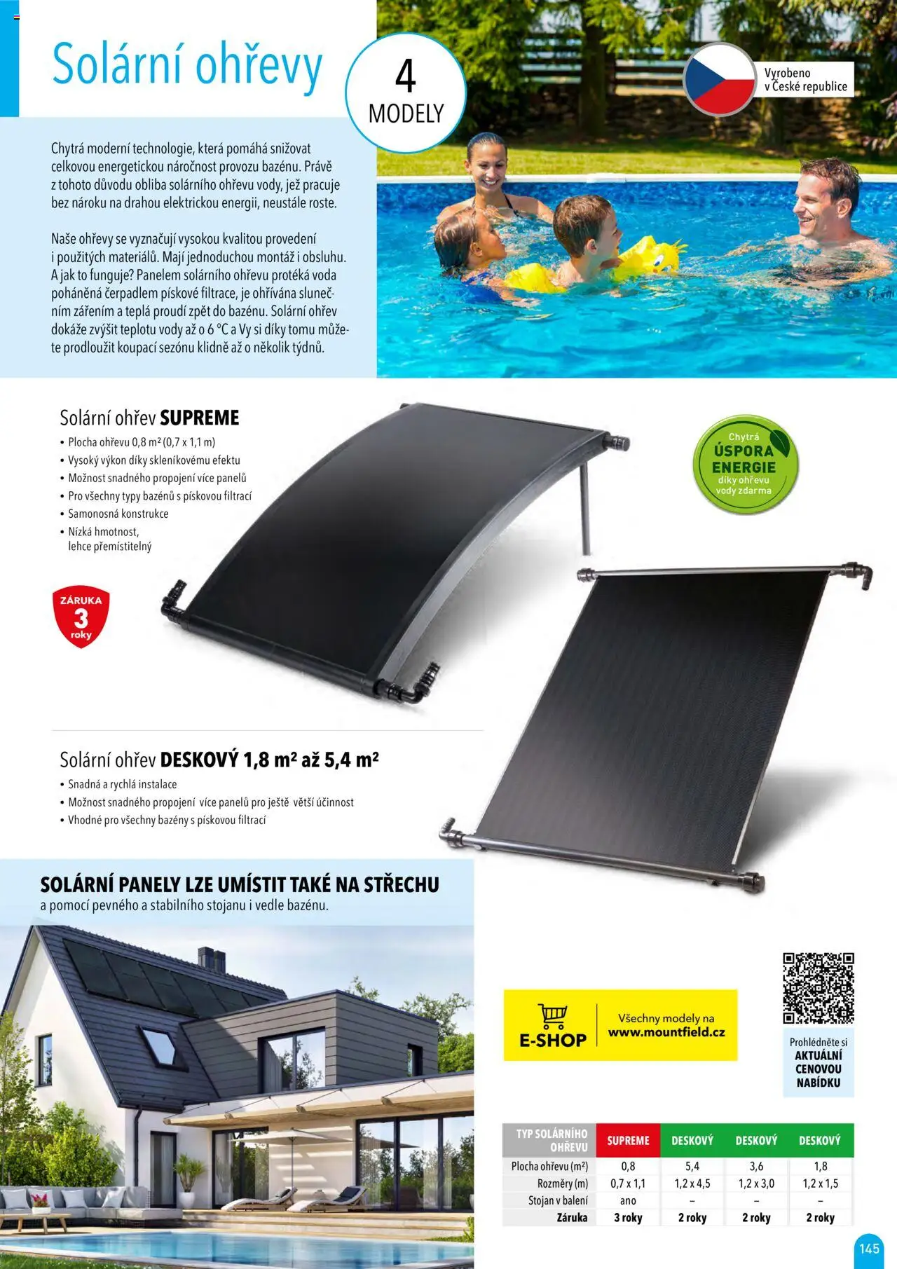 Mountfield katalog 2025 od 16.04.2025 | Strana: 145 | Produkty: Bazény, Voda, Modely