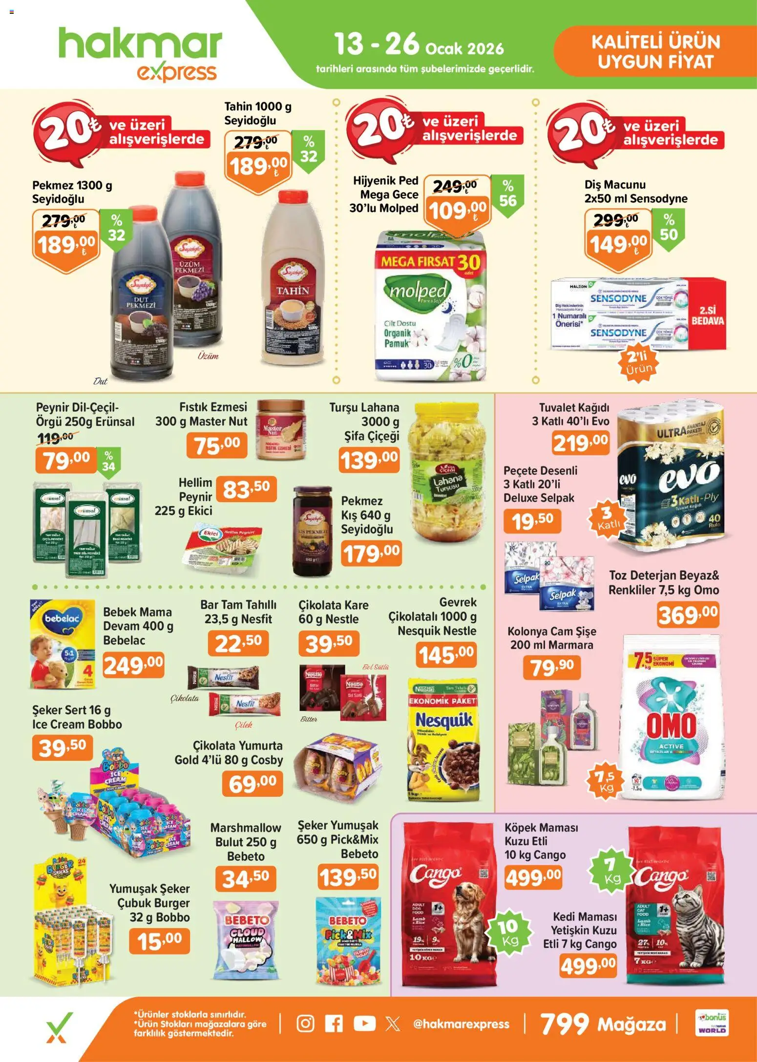Hakmar Express Salı Aktüel Ürünler - 13.01.2026 tarihinden itibaren geçerlidir | Sayfa: 1 | Ürünler: Deterjan, Lahana, Tuvalet kağıdı, Üzüm