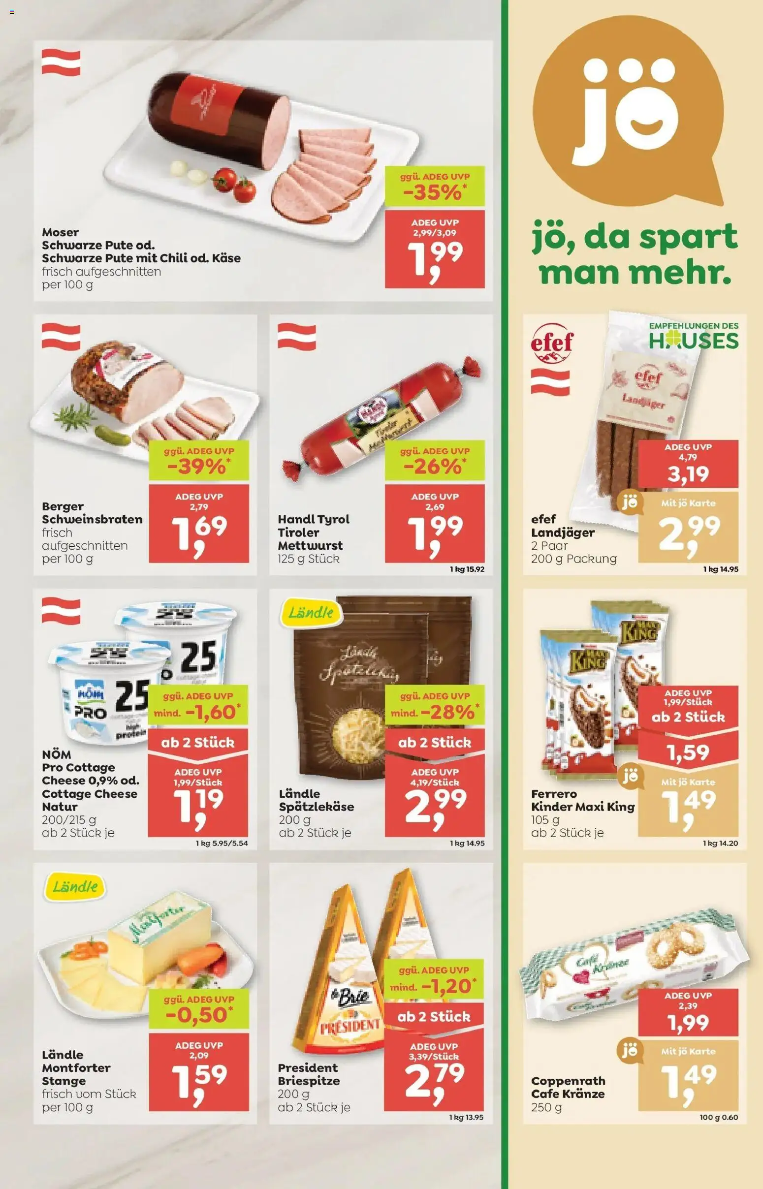 ADEG Wolfurt, Feldkirch gültig ab 22.01.2026 | Seite: 9 | Produkte: Chili, Käse