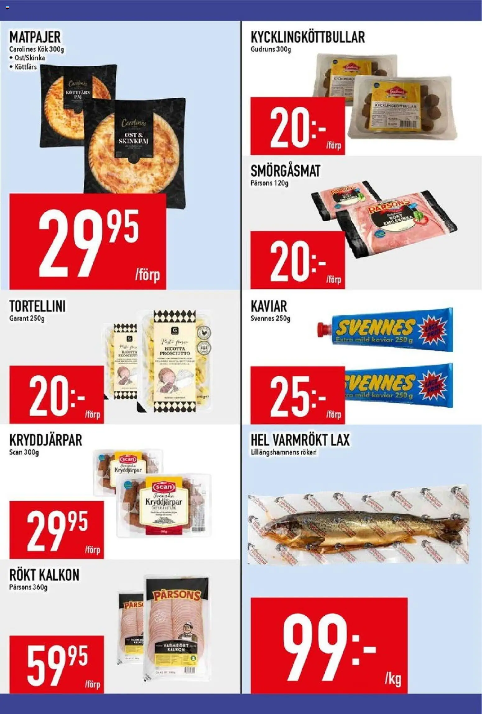 Matdax reklamblad aktuell från 03.11.2025 | Sida: 10 | Produkter: Lax, Ost, Kalkon