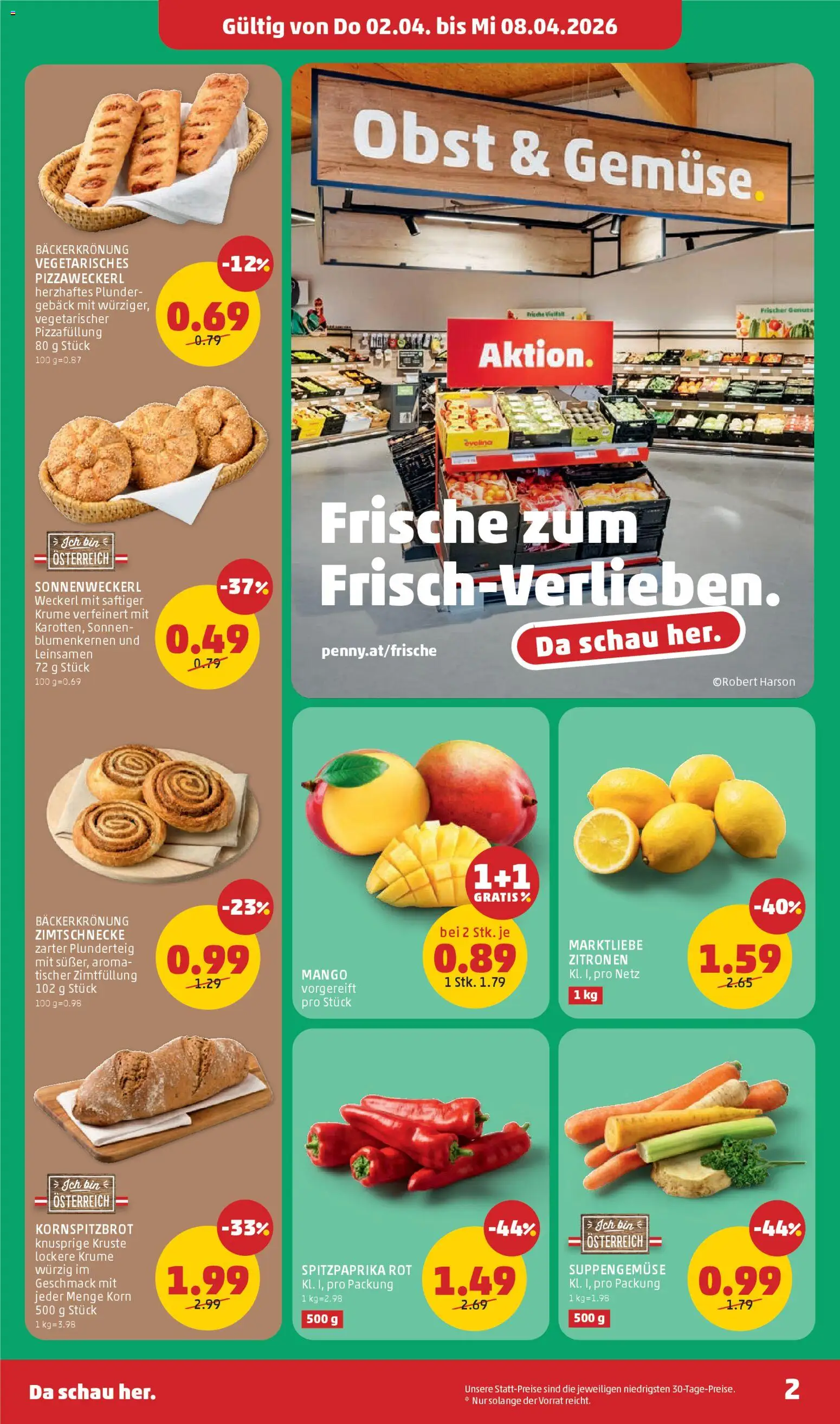 Penny Markt Eröffnung in 3910 Zwettl gültig ab 02.04.2026 | Seite: 2 | Produkte: Obst, Mango