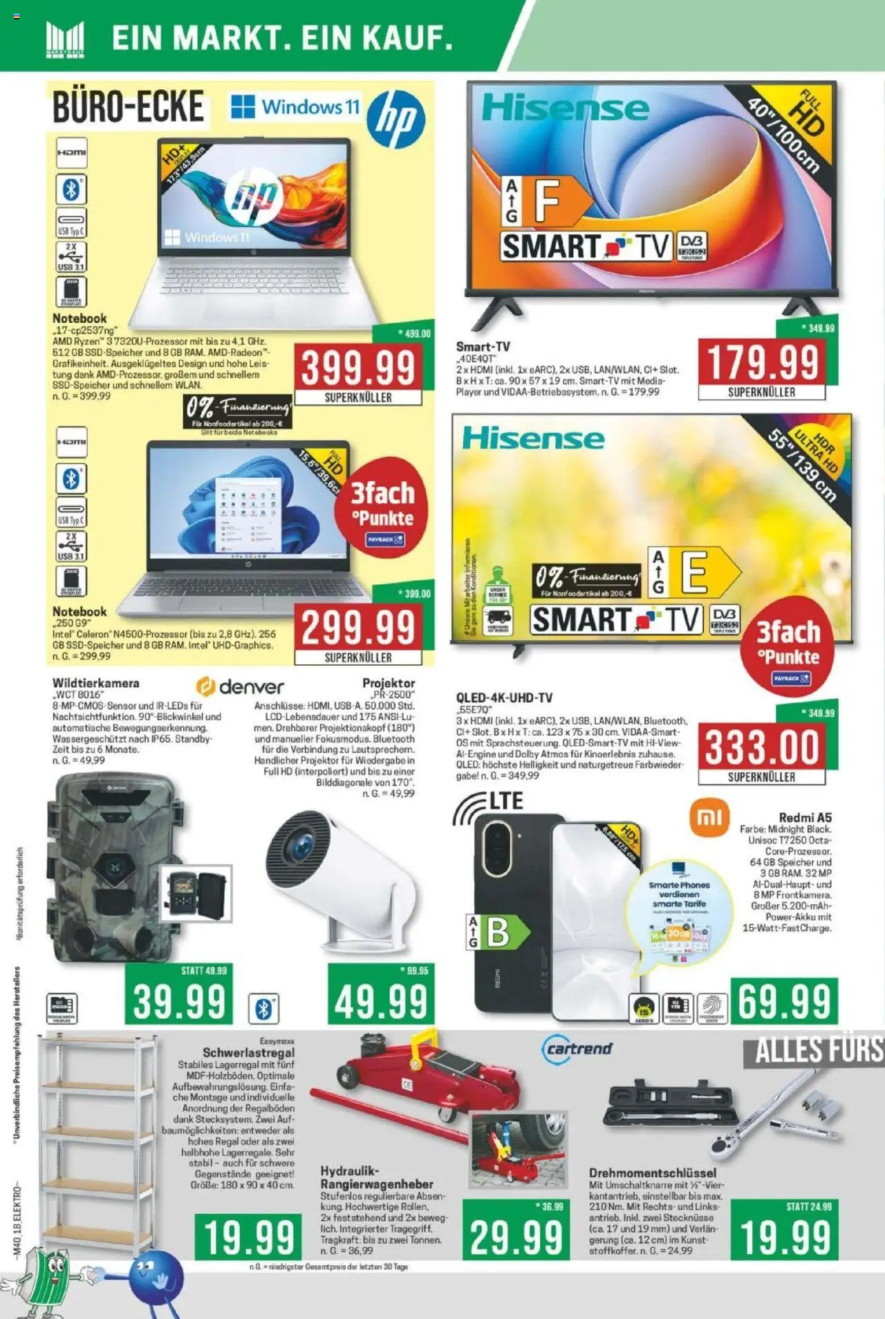 Marktkauf Prospekt 	 – gültig ab 29.09.2025 | Seite: 18 | Produkte: Regal, Smart TV, Schwerlastregal, TV