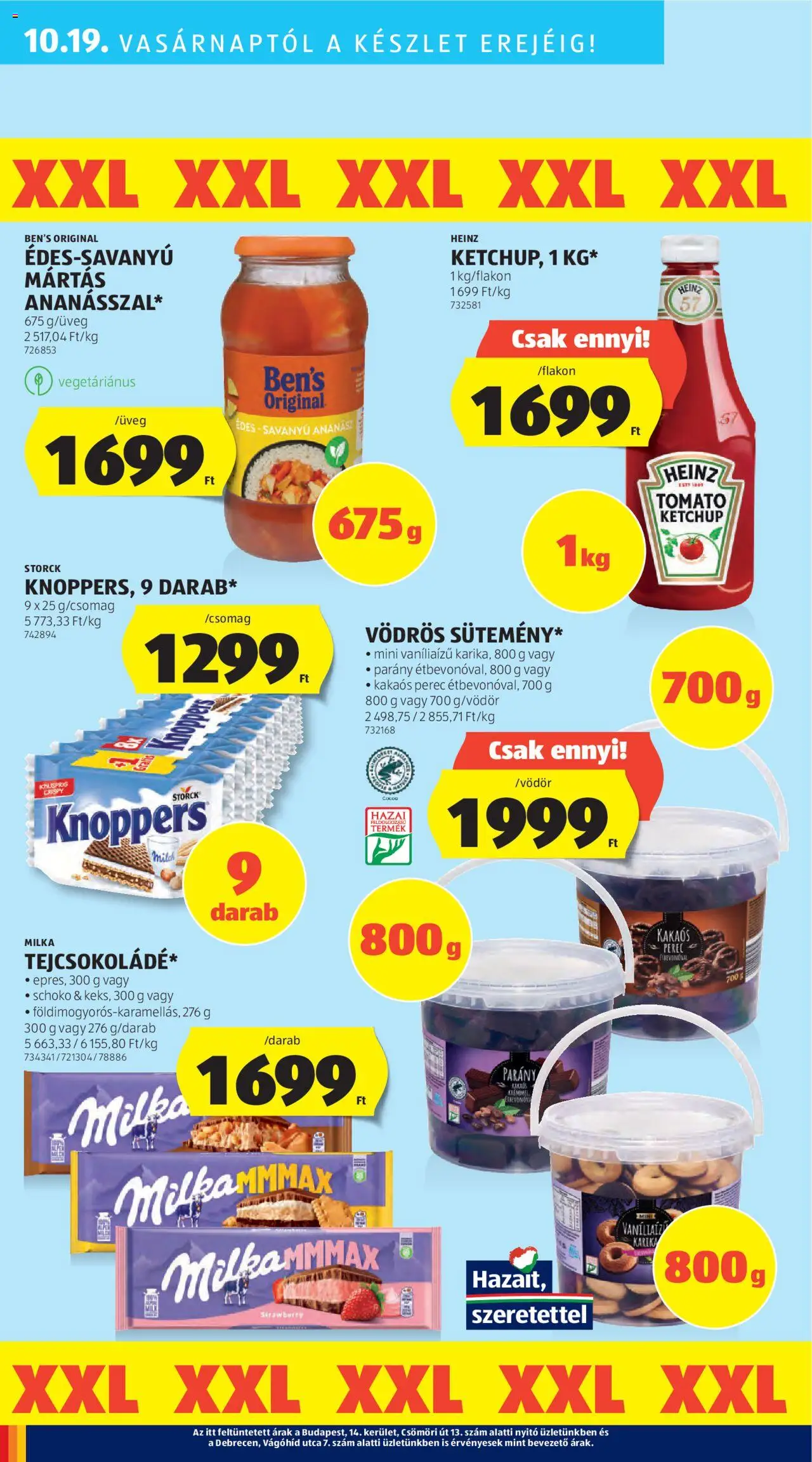 Aldi akciós ujság - amely érvényes a következő dátumtól: 16.10.2025 | Oldal: 38 | Termékek: Ananász, Ketchup