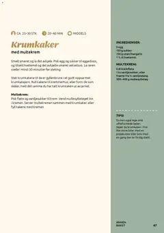 Forhåndsvisning av Joker Bake kake søte gyldig fra 03.11.2025 | Side: 47