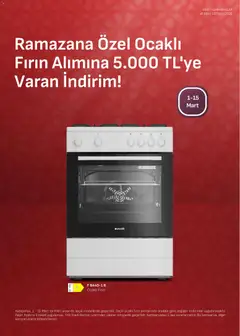 01.03.2026 tarihinden itibaren geçerli olan Arçelik kataloğu önizlemesi | Sayfa: 7