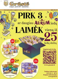 GRUSTE leidinių peržiūra, galiojančių nuo 11.08.2025