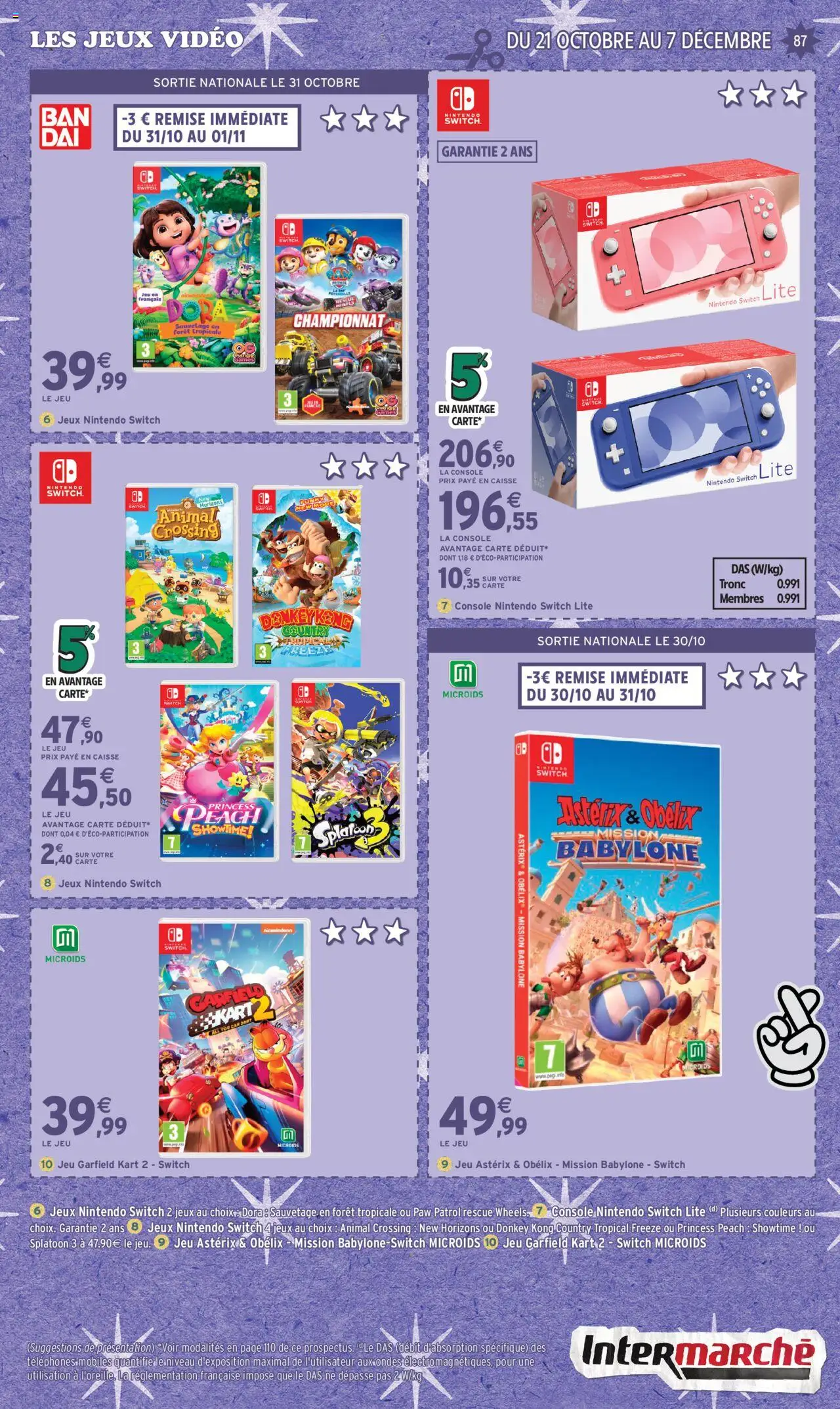 {H1} | Page: 87 | Produits: Vidéo, console Nintendo Switch, Jeux