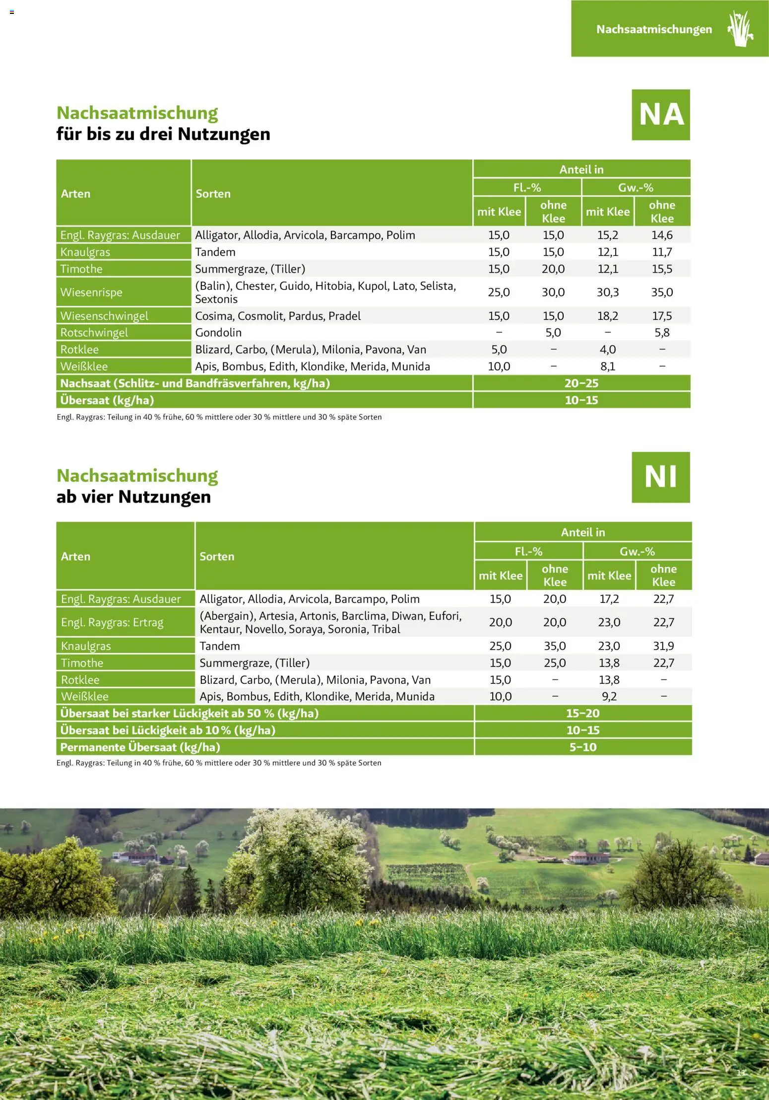 Lagerhaus Grünland  2026 / 2027 / 2028 gültig ab 01.09.2026 | Seite: 11