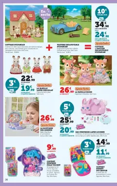 Hyper U - Prévisualisation de Hyper U - Prix bas de Noël valide à partir de 21.10.2025 | Page: 26 | Produits: Toboggan, Agneau, Chocolat, Figurines