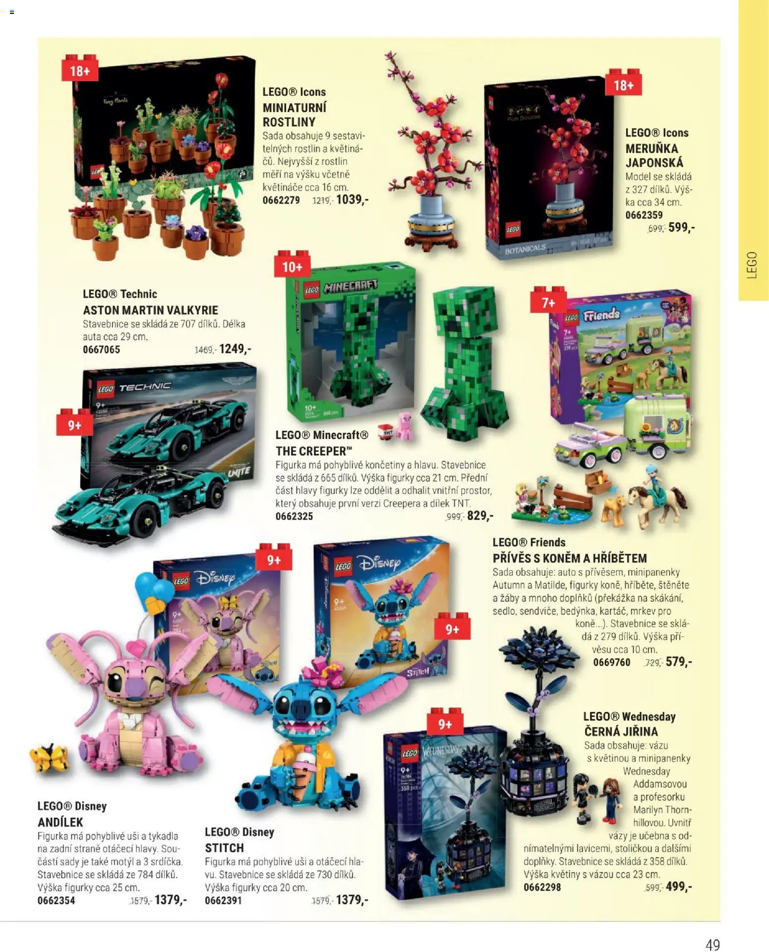 Knižní klub leták od 01.03.2026 | Strana: 49 | Produkty: Květináče, Lego Friends, Květiny, Stitch