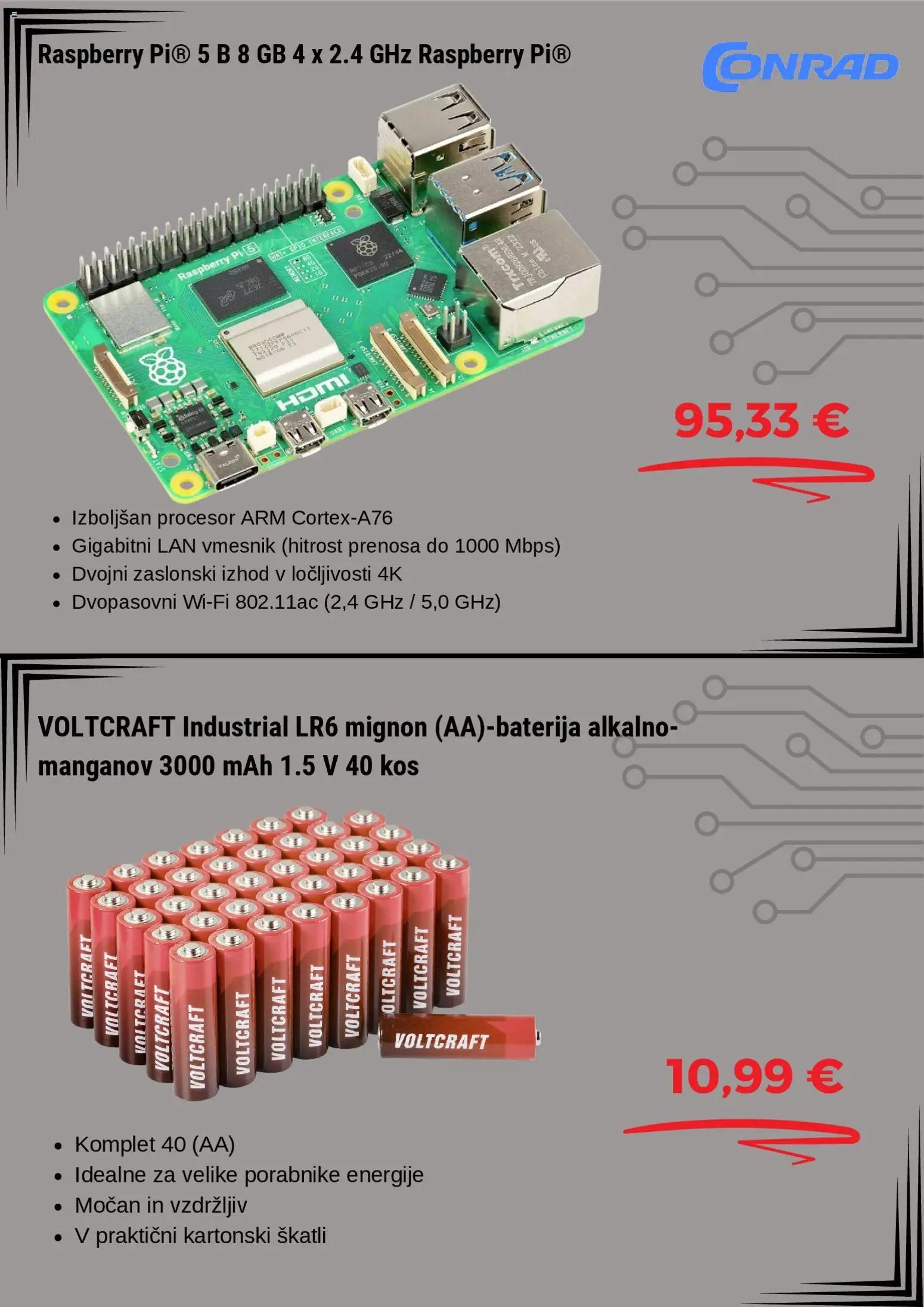 Novi Conrad katalog ponudbe – veljaven od 24.11.2025 | Stran: 3 | Izdelki: Kos