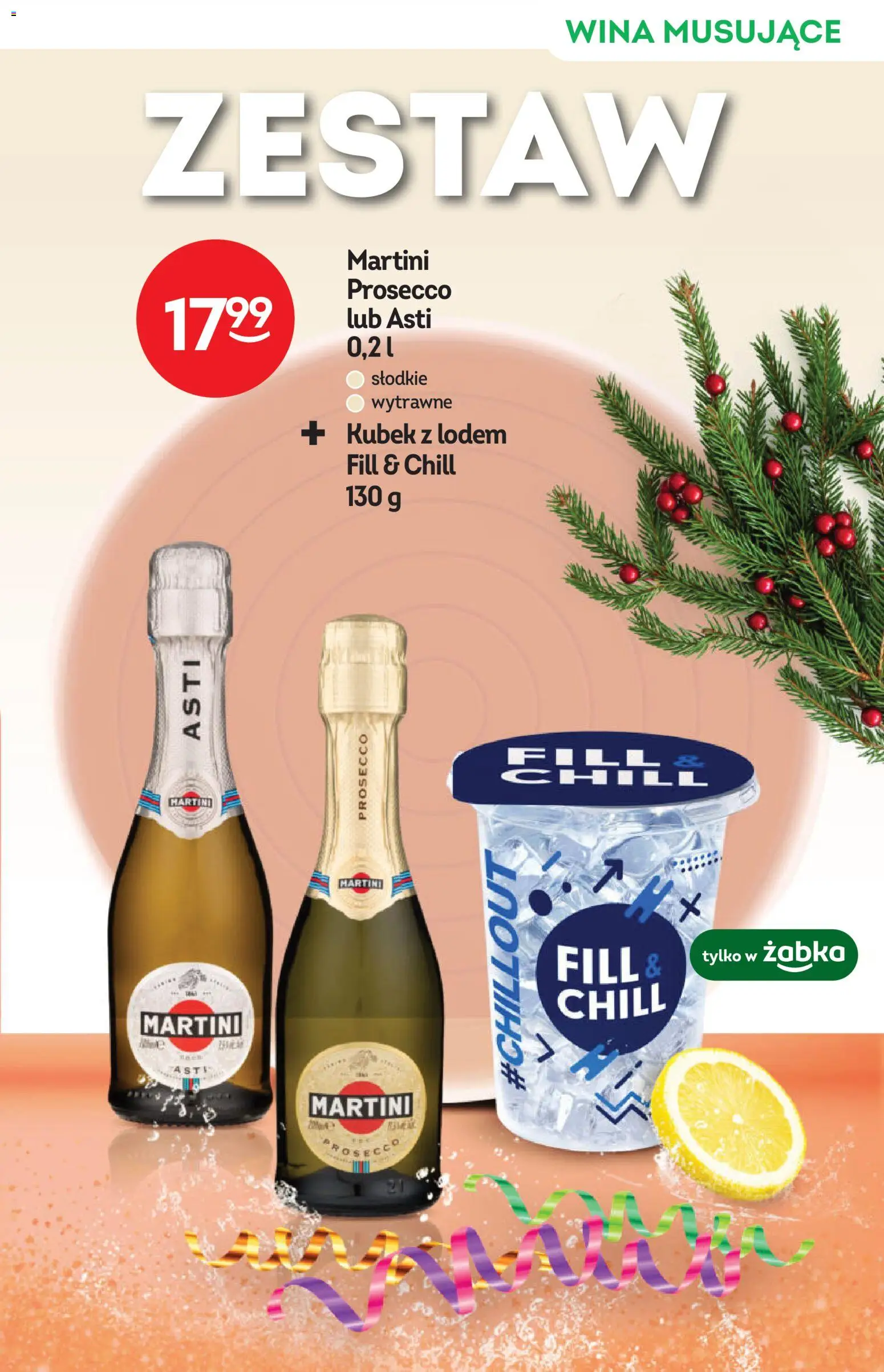 Żabka Gazetka - Katalog win od 10.12.2025 | Strona: 15 | Produkty: Martini, Martini prosecco, Prosecco