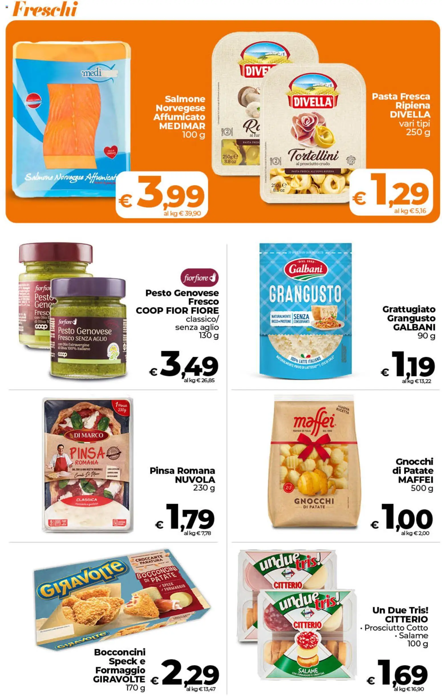 Volantino Ipercoop del 28.04.2026 | Pagina: 16 | Prodotti: Prosciutto Cotto, Salame, Prosciutto, Gnocchi