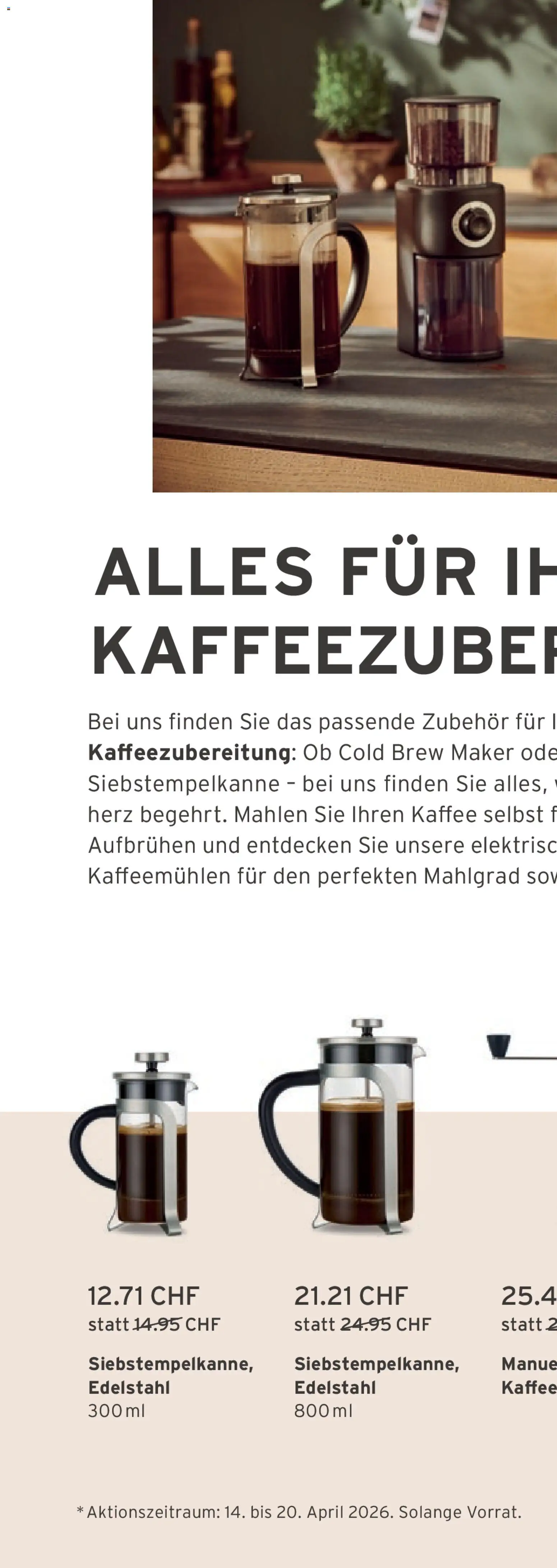 Tchibo aktionen Bereit für neue Wege – gültig ab 14.04.2026 | Seite: 38 | Produkte: Kaffee