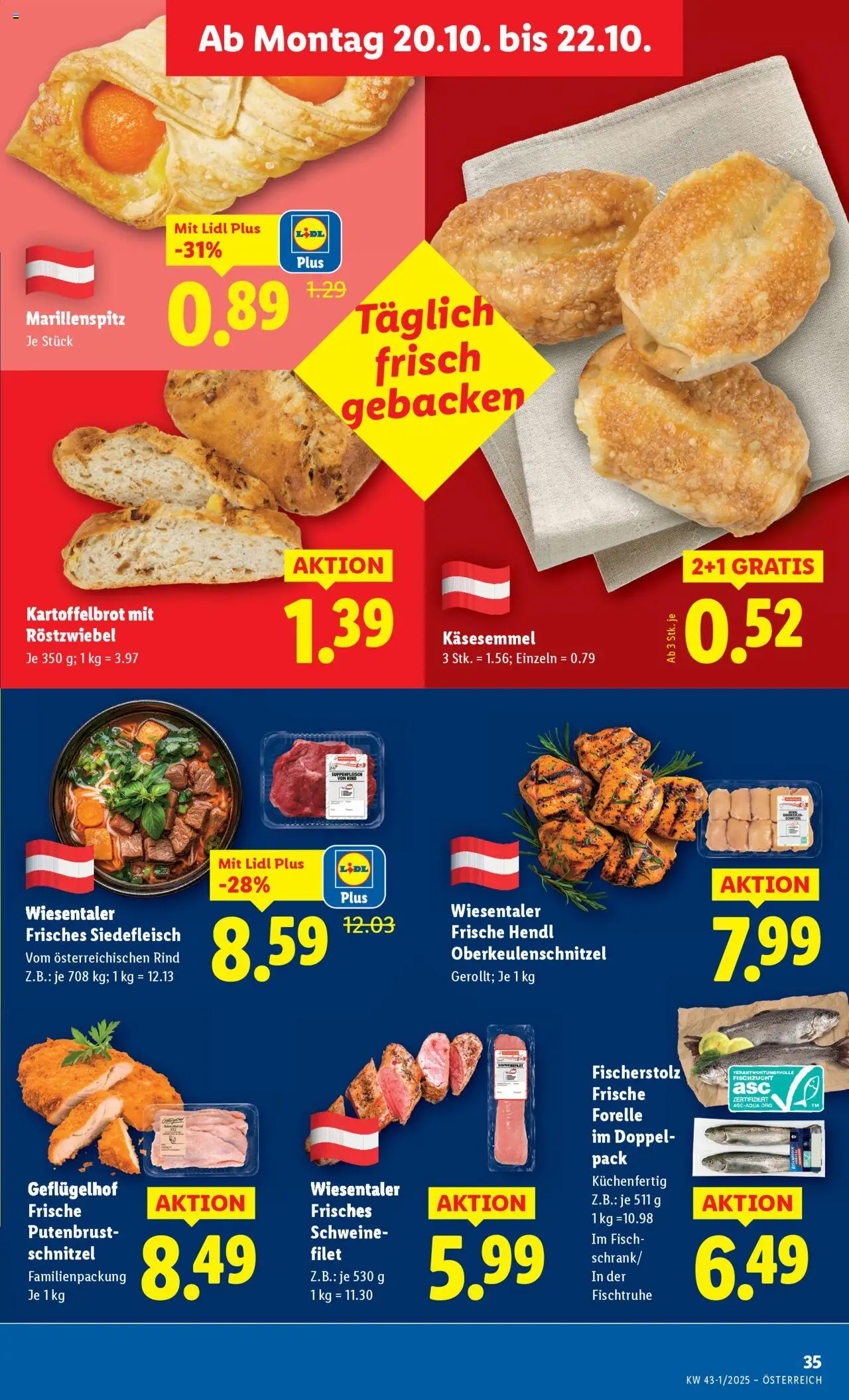 Lidl - Oberpullendorf, Güssing, Oberwart gültig ab 16.10.2025 | Seite: 41 | Produkte: Fisch