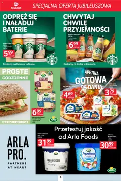 Selgros cash&carry Gazetka - Specjalna oferta jubileuszowa od 11.09.2025 | Strona: 4 | Produkty: Cream cheese, Baterie, Cappuccino, Bazylia