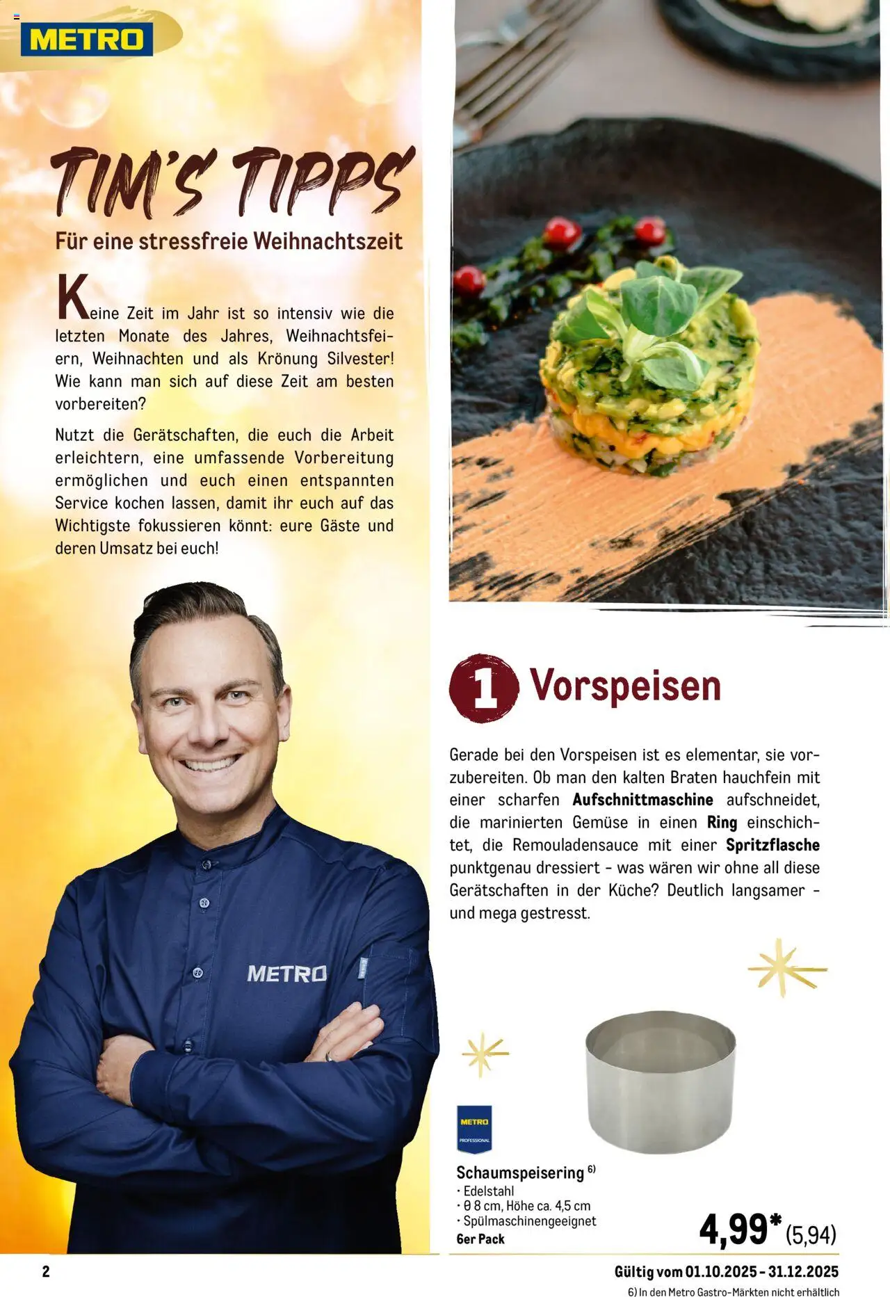 Metro Saisonkatalog "Perfekt ausgestattet" – gültig ab 01.10.2025 | Seite: 2 | Produkte: Küche, Gemüse